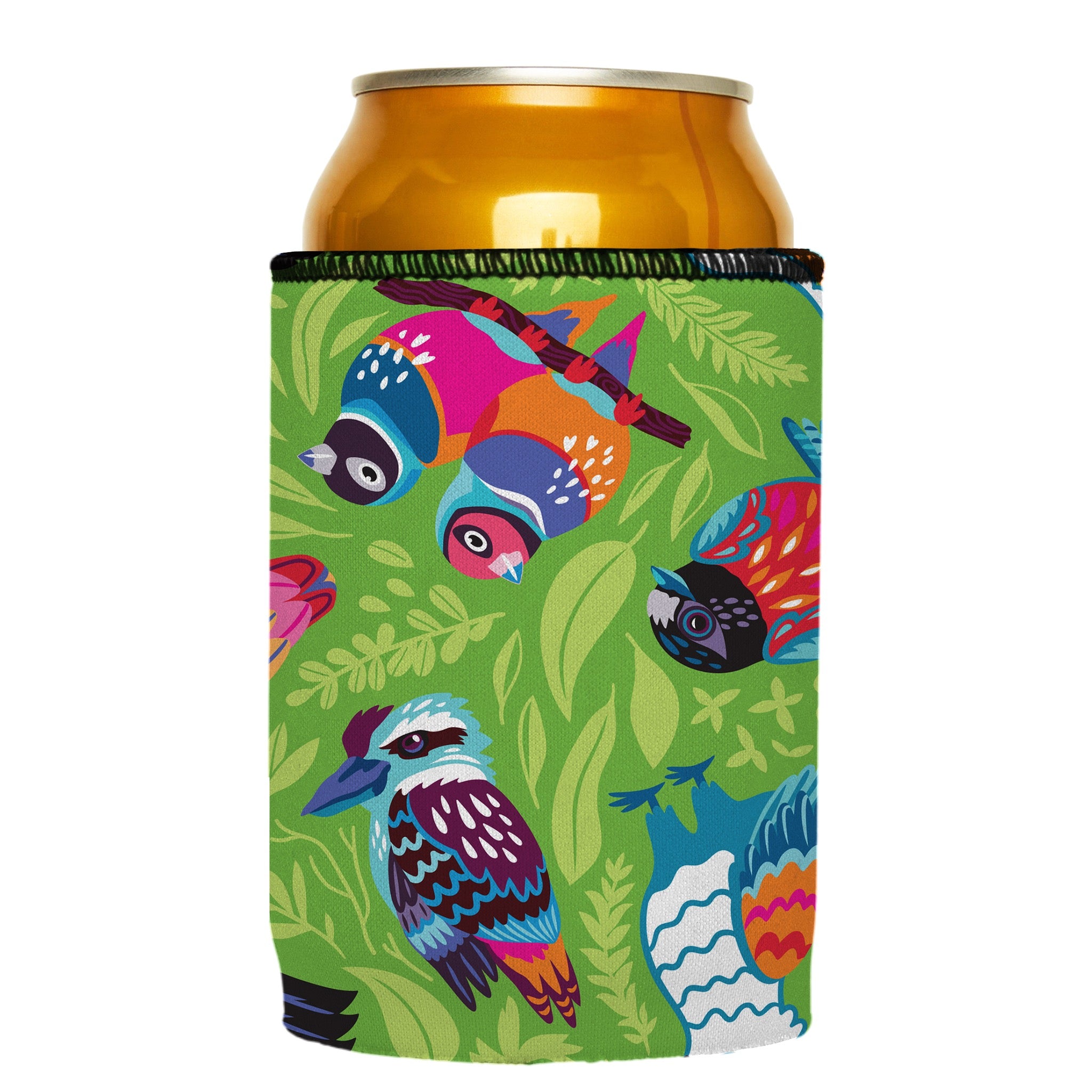 Stubbyz Aussie Birds III Stubby Cooler