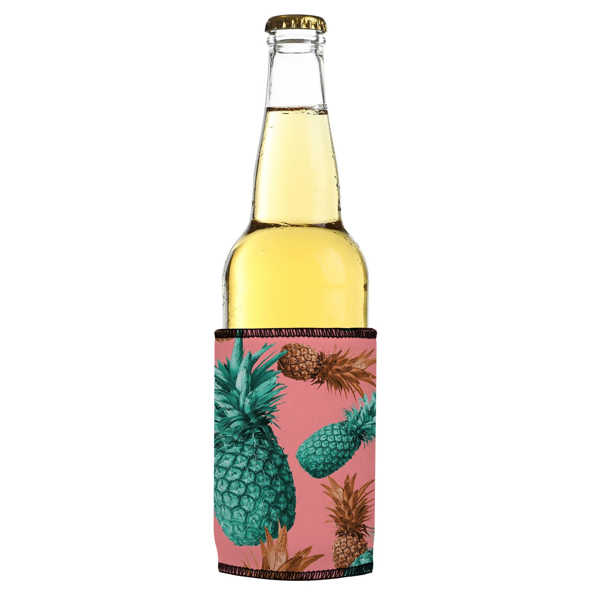 Stubbyz Mmm Pineapples Yummy Stubby Cooler 2-Pack