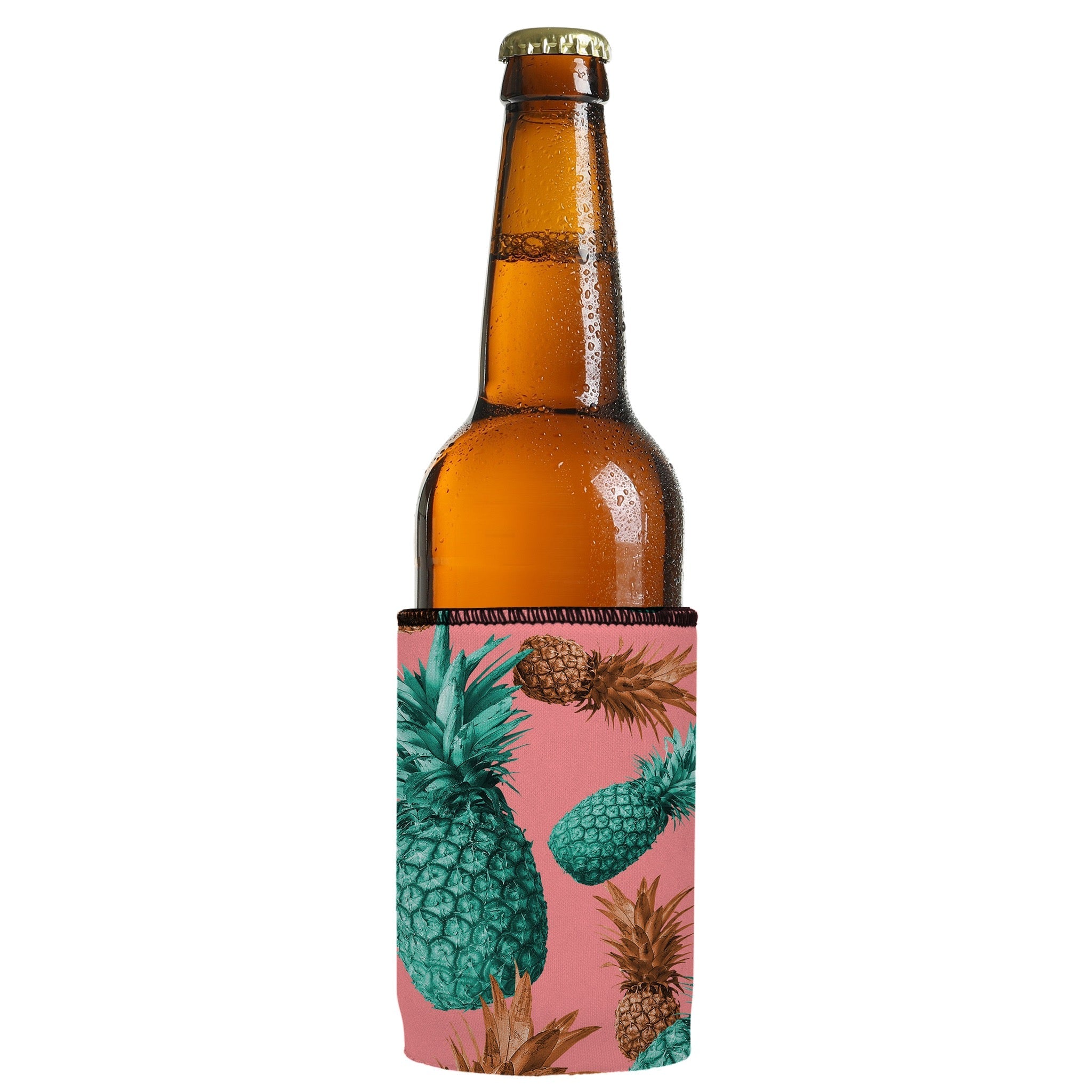 Stubbyz Mmm Pineapples Yummy Stubby Cooler 2-Pack