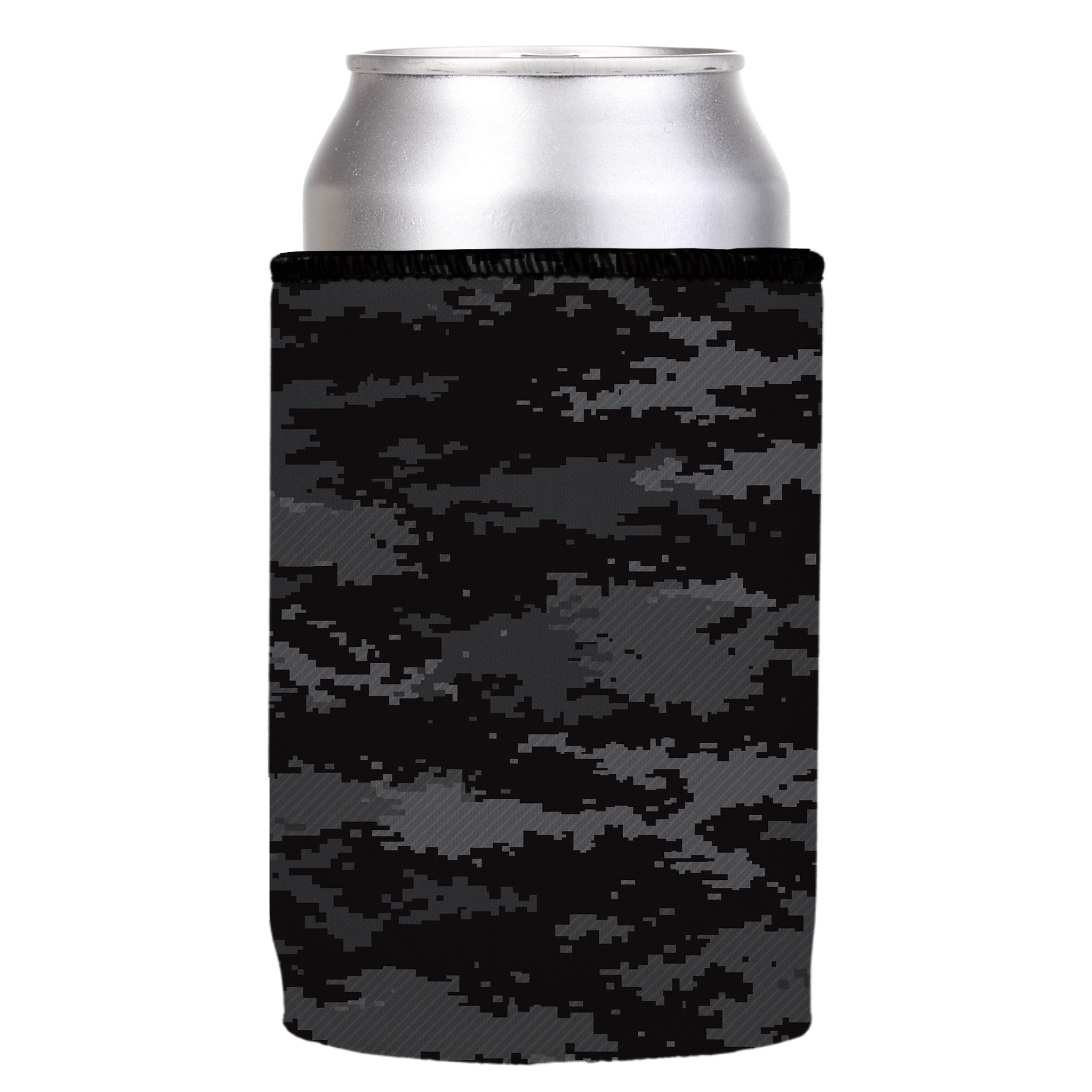 Stubbyz Digital Pixel Black Camo Stubby Cooler 2-Pack
