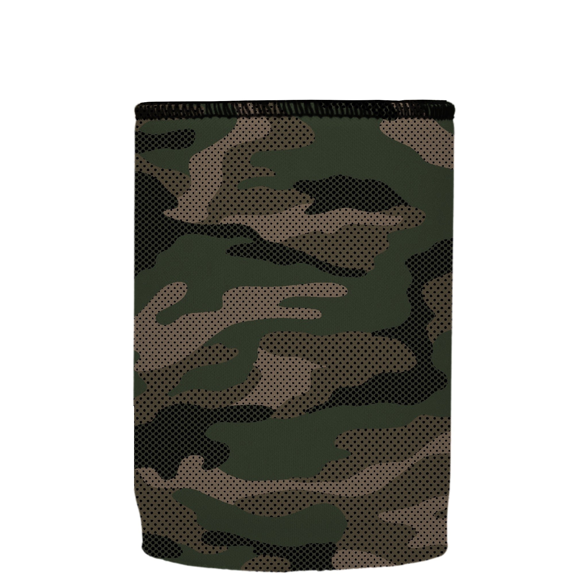 Stubbyz Green Camo Dot Pattern Stubby Cooler 2-Pack