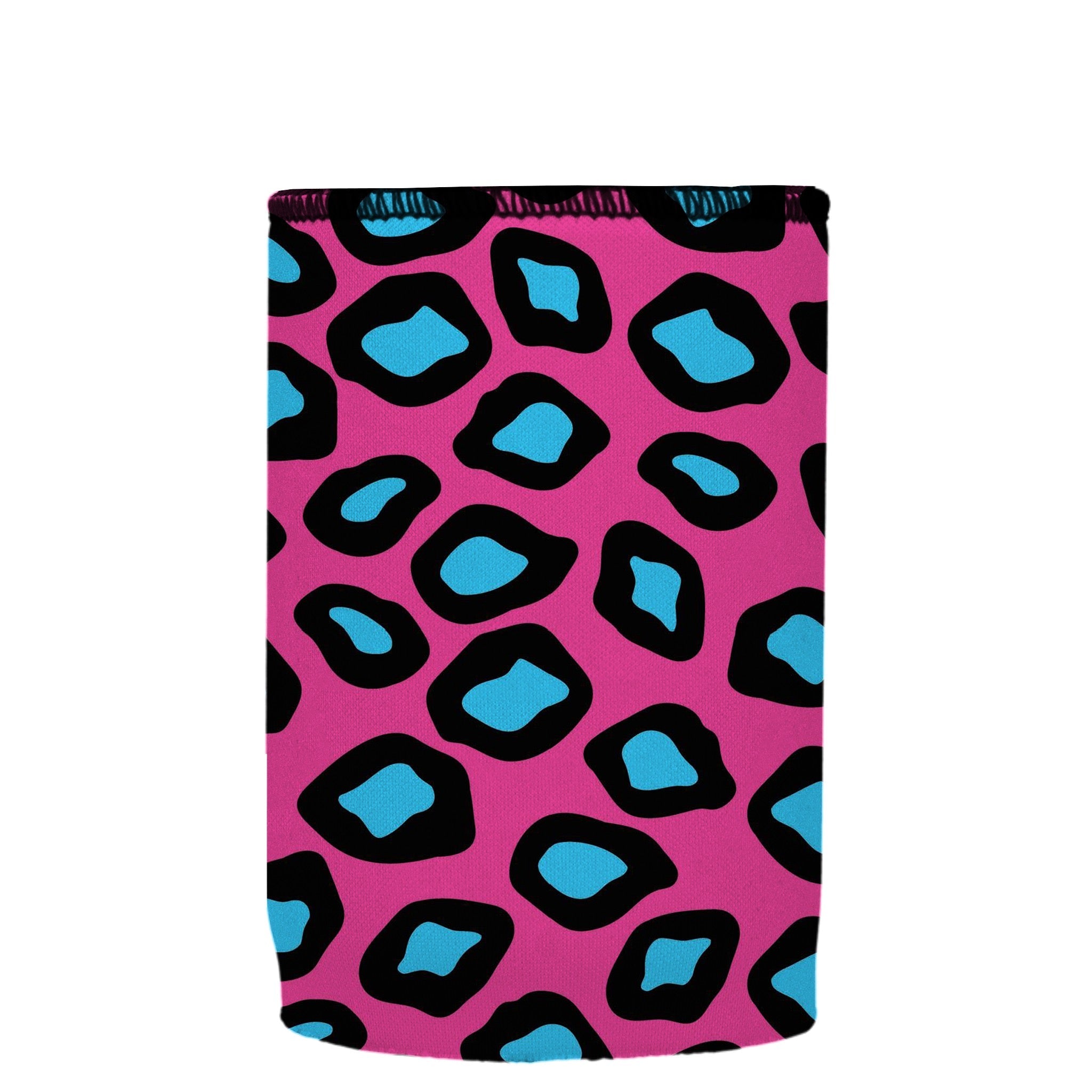 Stubbyz Pink Leopard Print Stubby Cooler 2-Pack