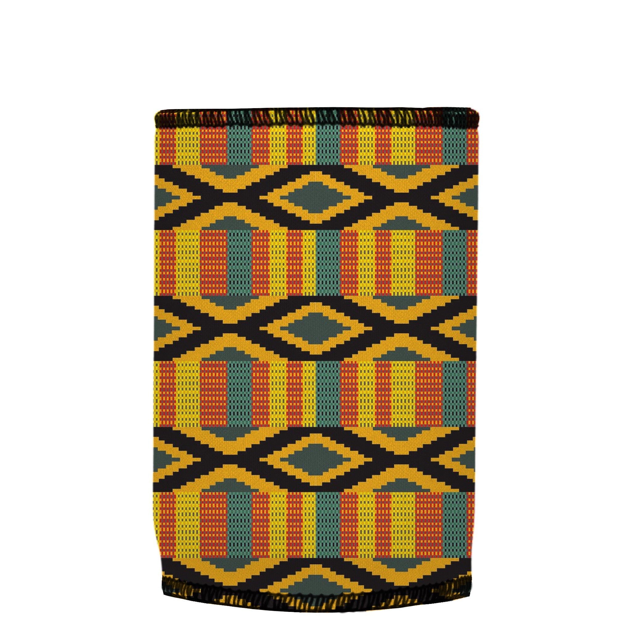 Stubbyz Ghana Kente Pattern Stubby Cooler 2-Pack
