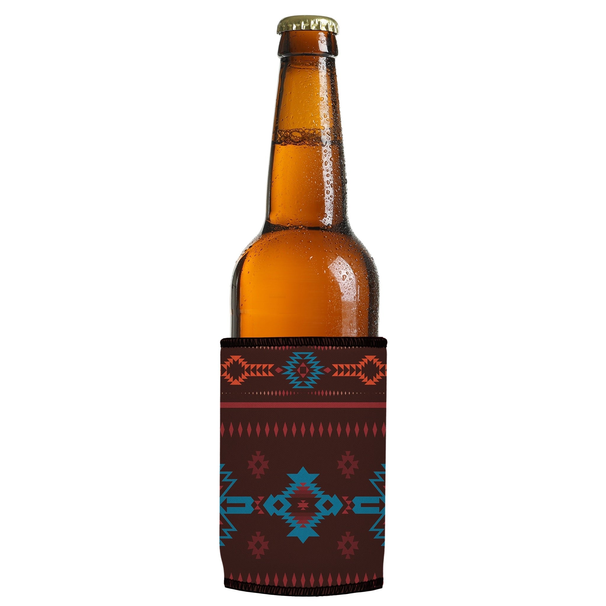 Stubbyz Brown Navajo Rug Stubby Cooler 2-Pack