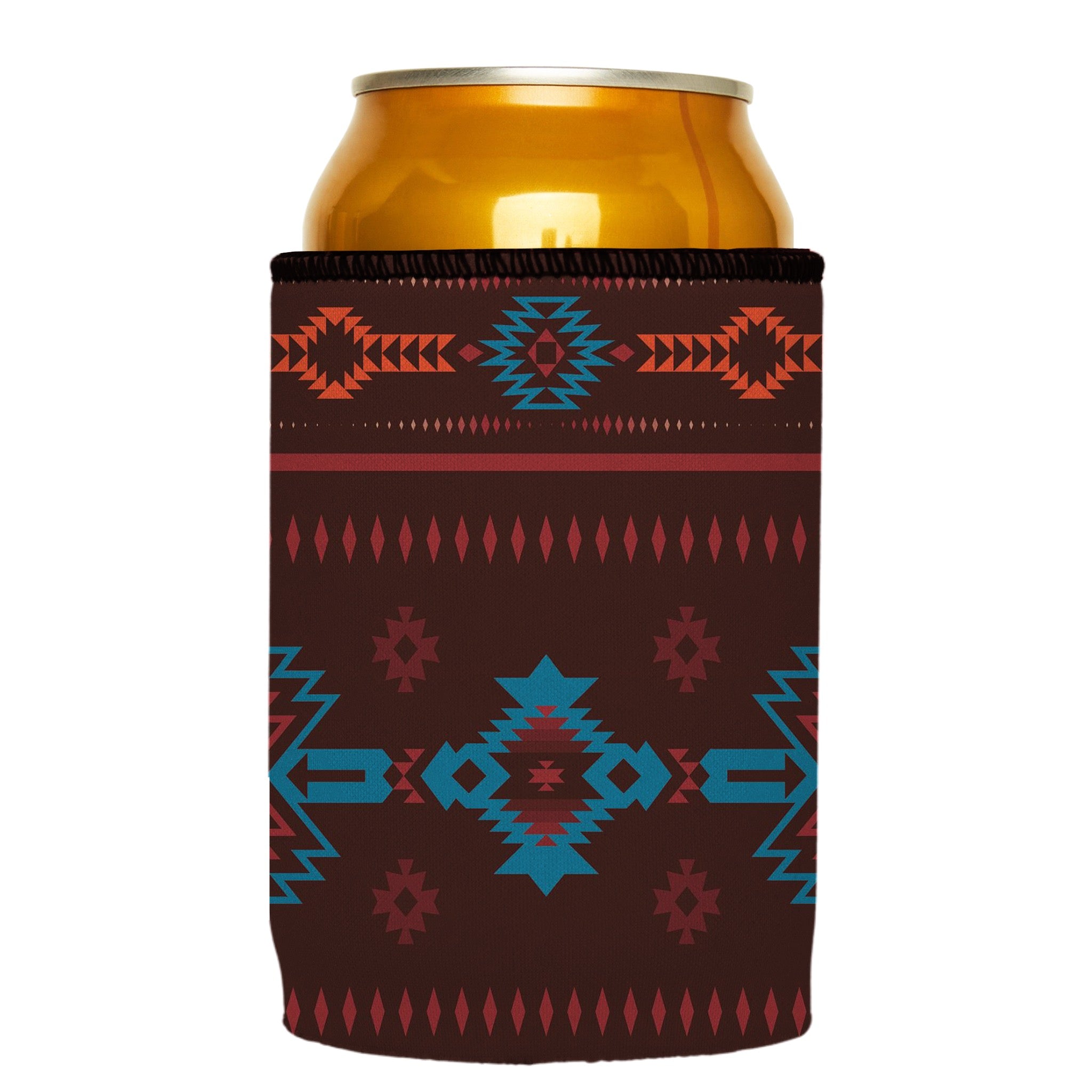 Stubbyz Brown Navajo Rug Stubby Cooler