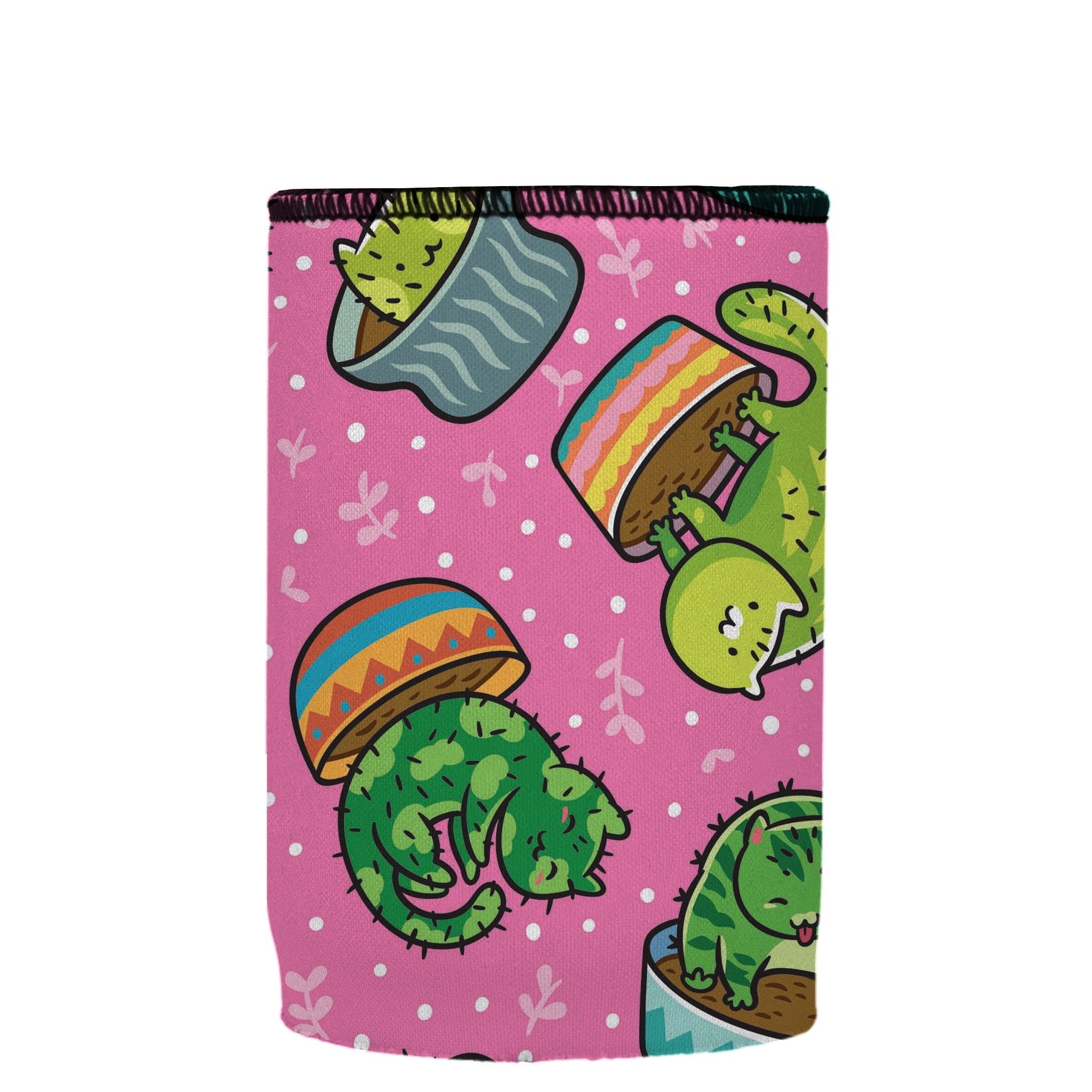 Stubbyz Cats in a Flowerpot Stubby Cooler 2-Pack