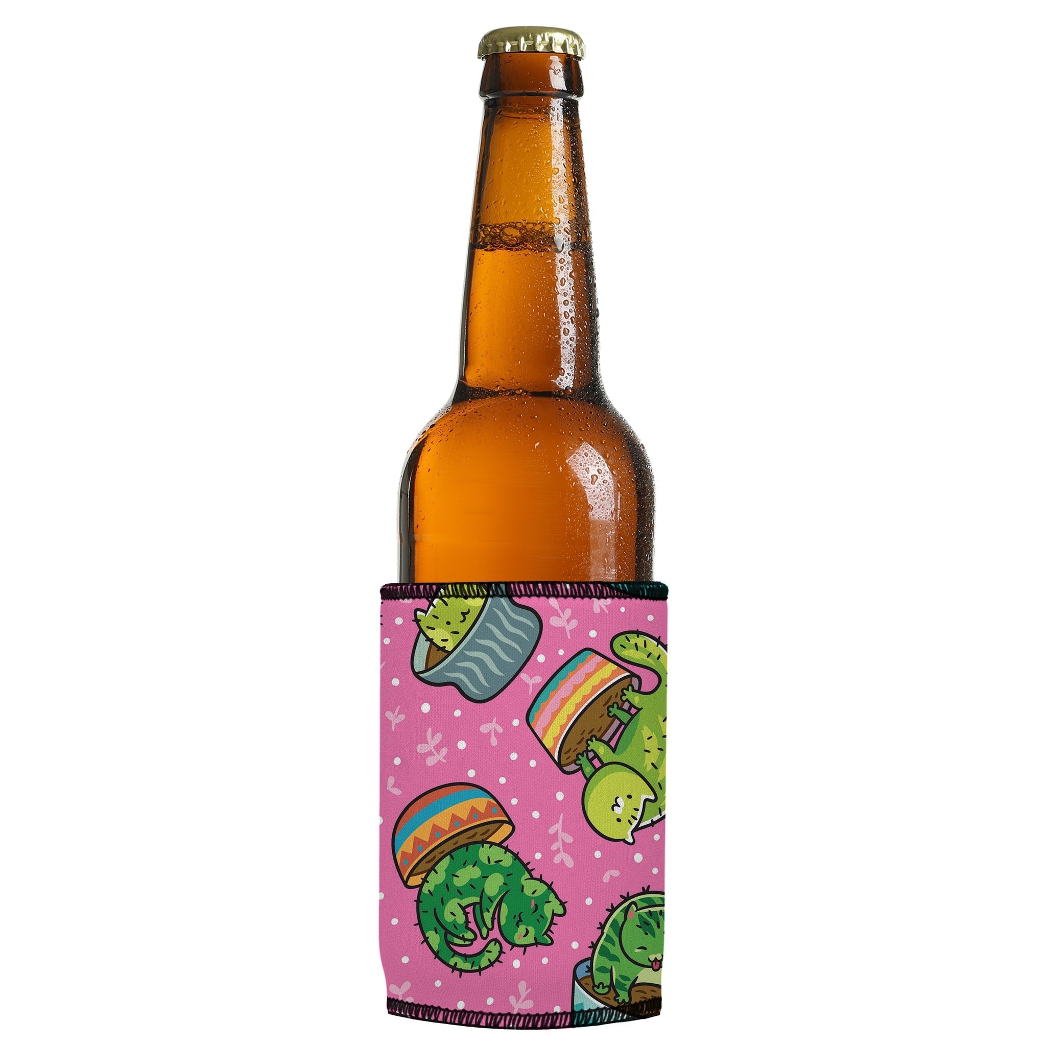 Stubbyz Cats in a Flowerpot Stubby Cooler 2-Pack