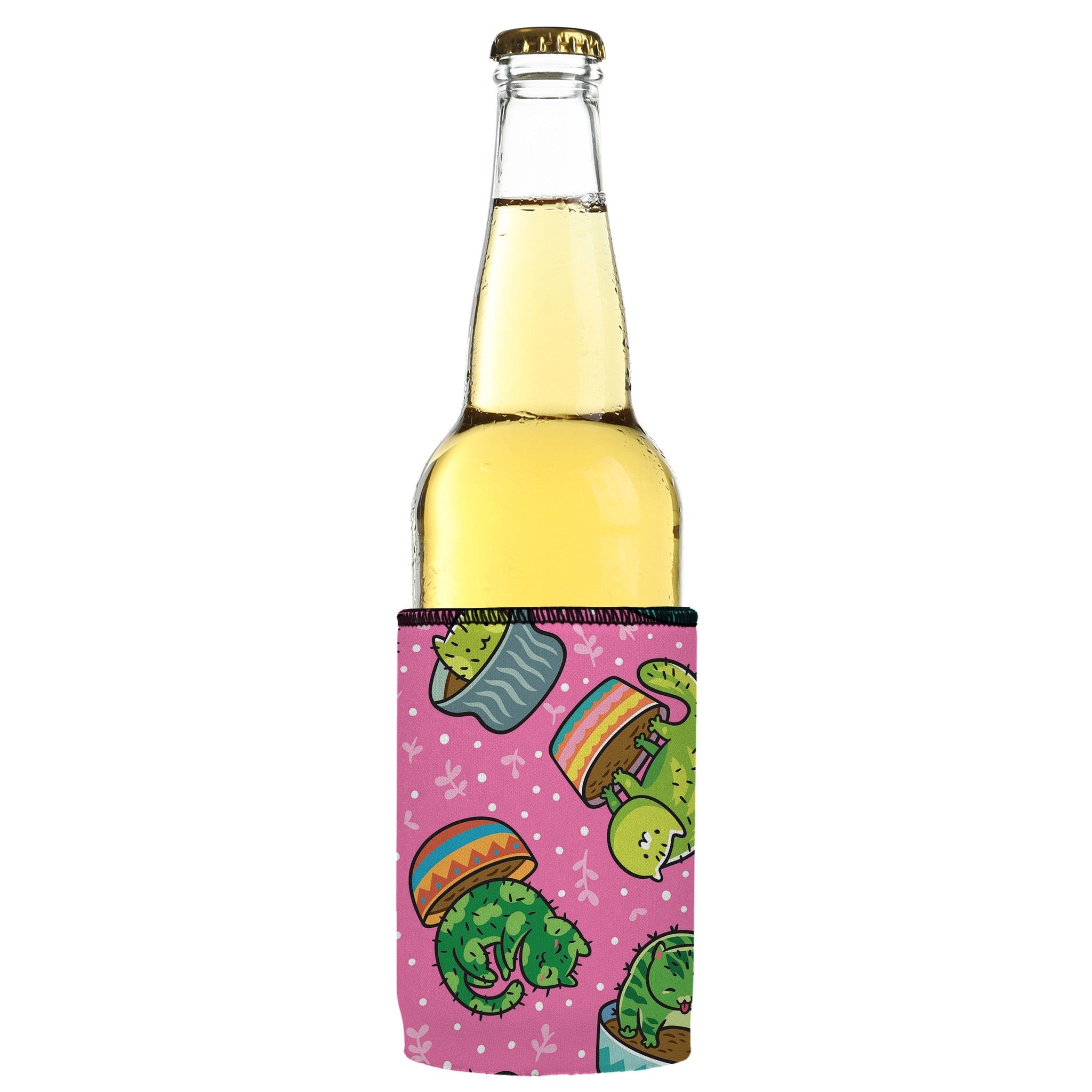 Stubbyz Cats in a Flowerpot Stubby Cooler 2-Pack