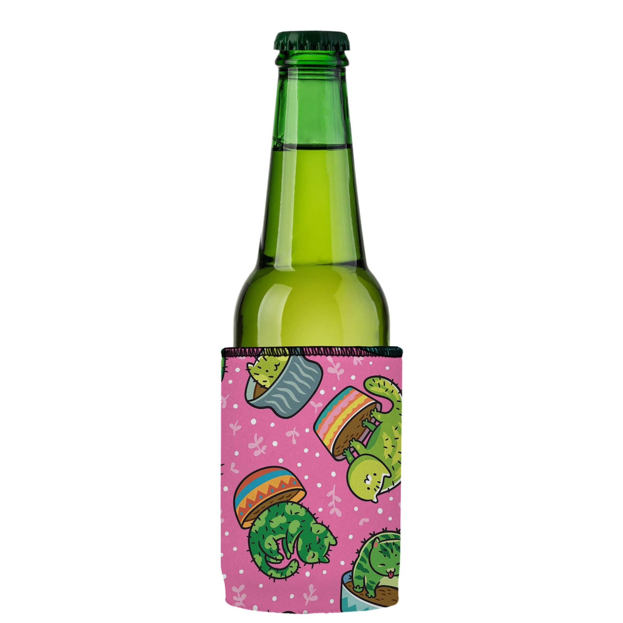 Stubbyz Cats in a Flowerpot Stubby Cooler 2-Pack