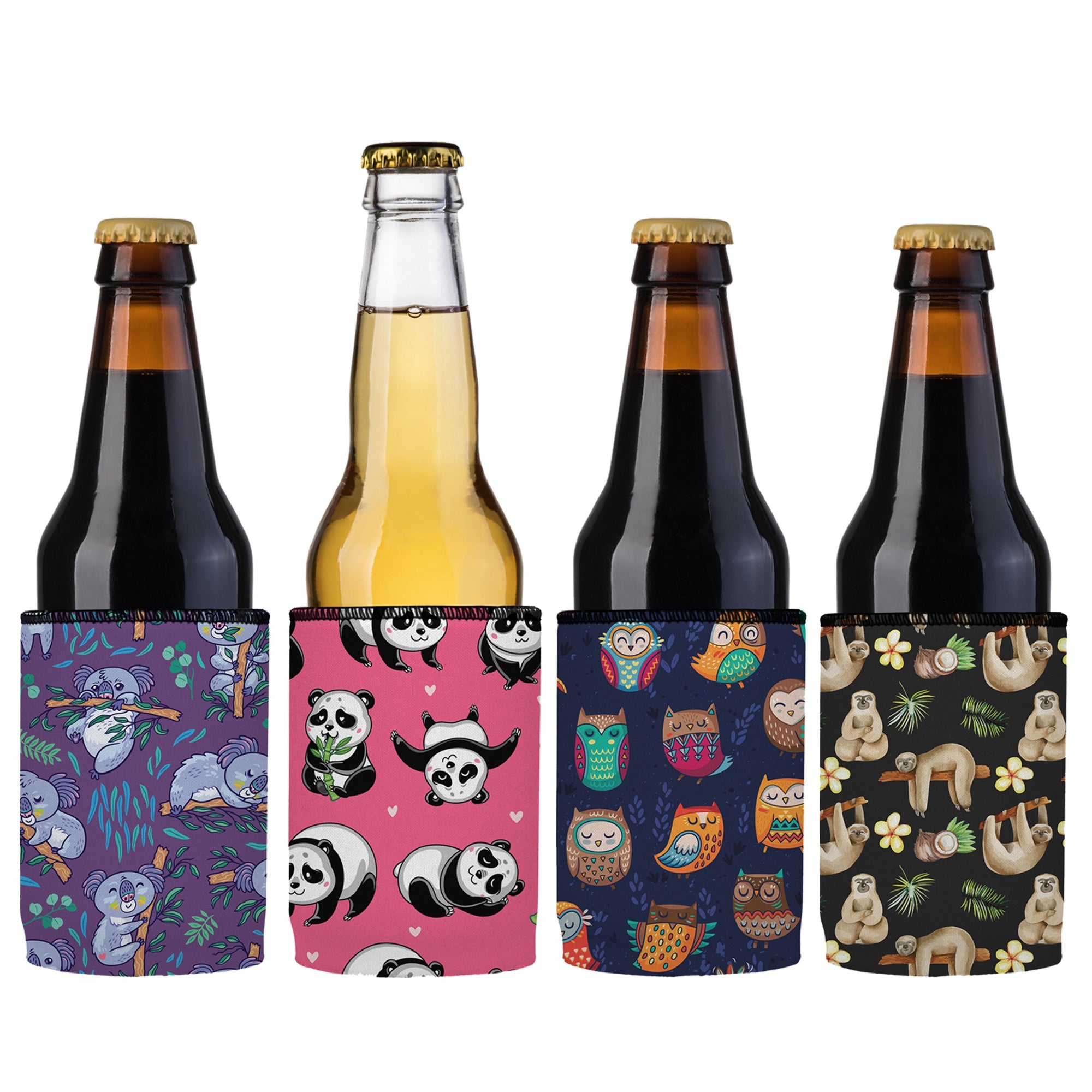Stubbyz Animal Friends Stubby Cooler 4-Pack