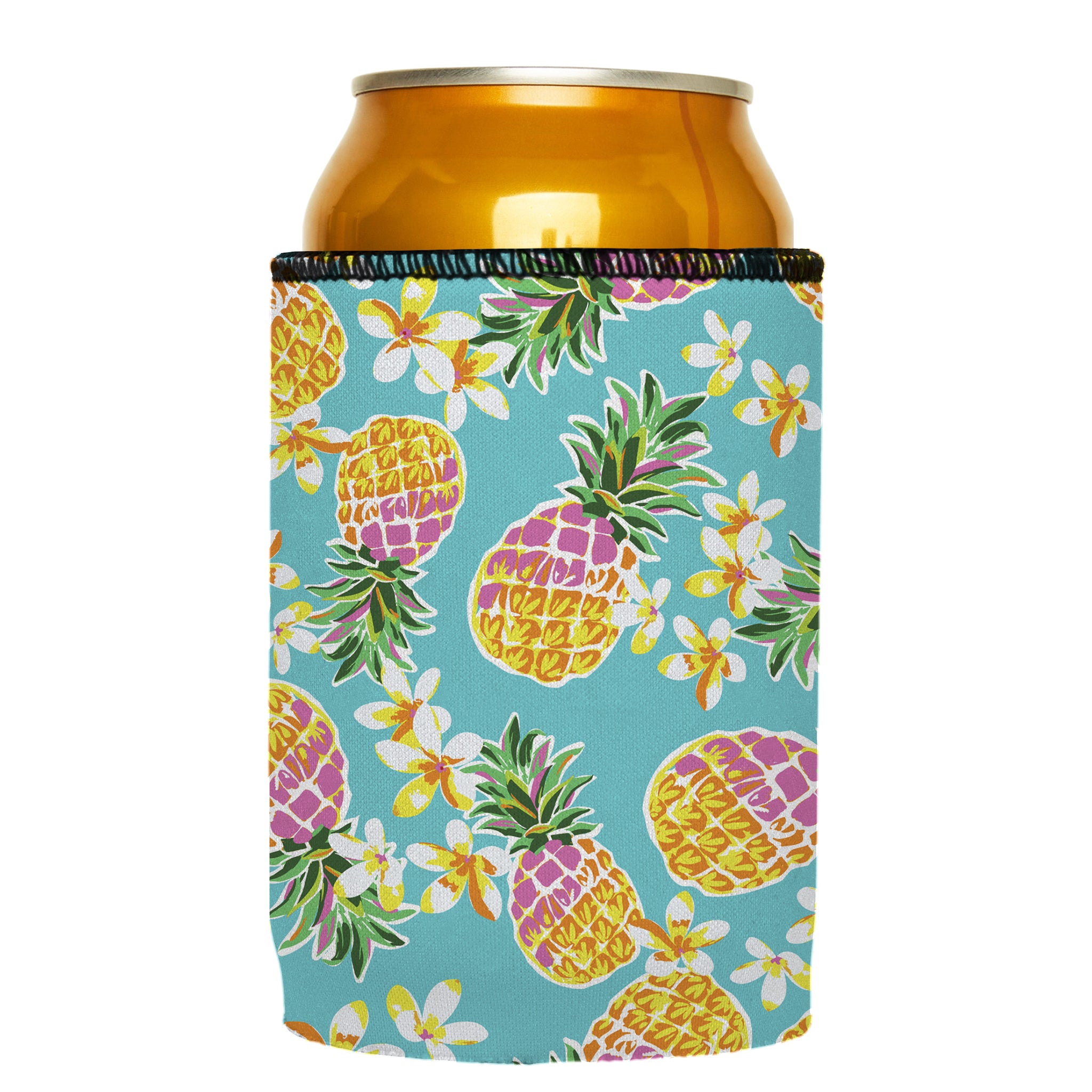 Stubbyz Floral Pineapple Stubby Cooler