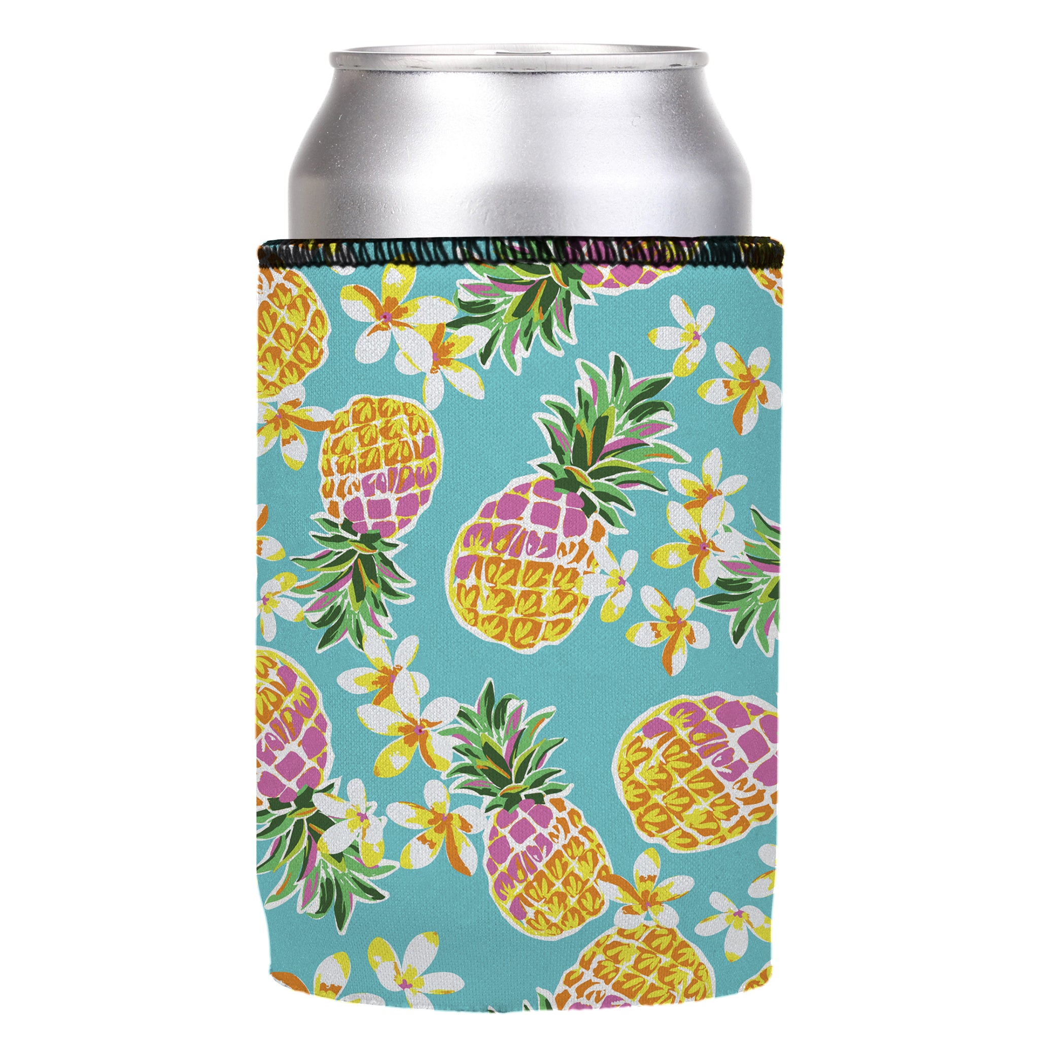 Stubbyz Floral Pineapple Stubby Cooler