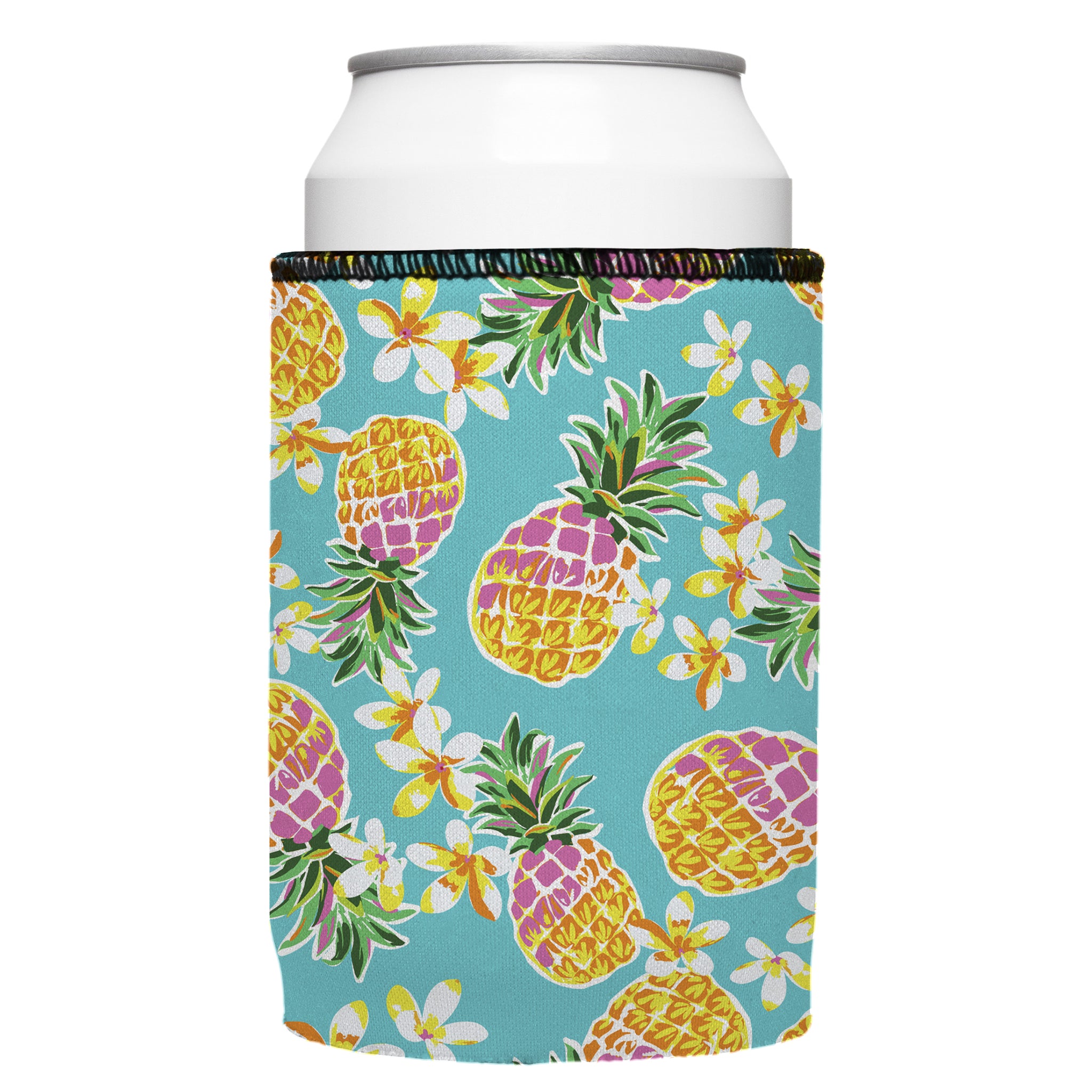 Stubbyz Floral Pineapple Stubby Cooler