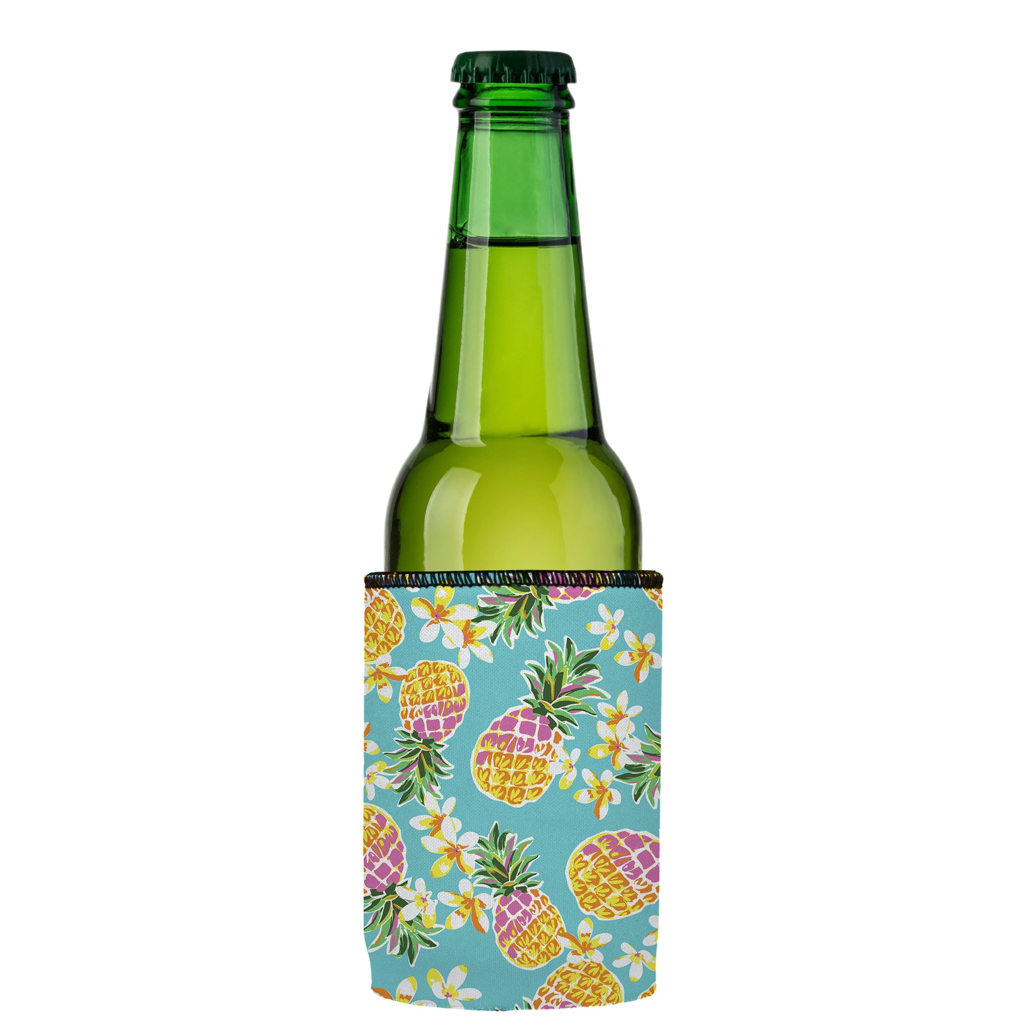 Stubbyz Floral Pineapple Stubby Cooler