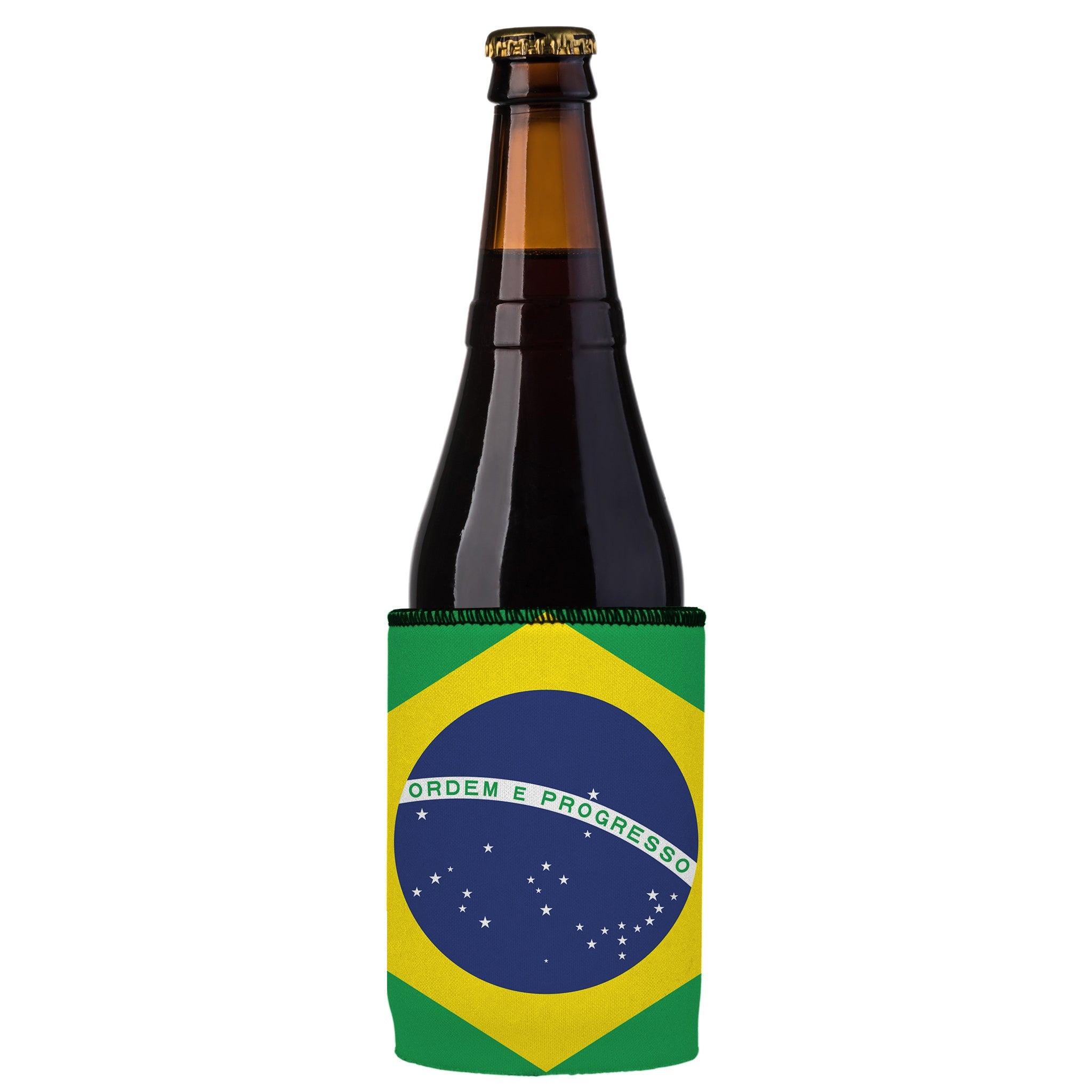 Stubbyz Brazilian Flag Stubby Cooler 2-Pack