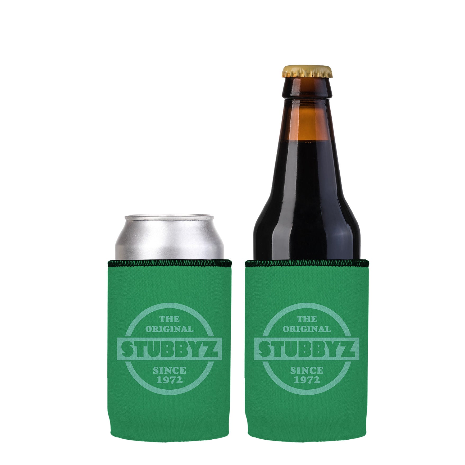 The Original Stubbyz Stubby Cooler (Green) 2-Pack