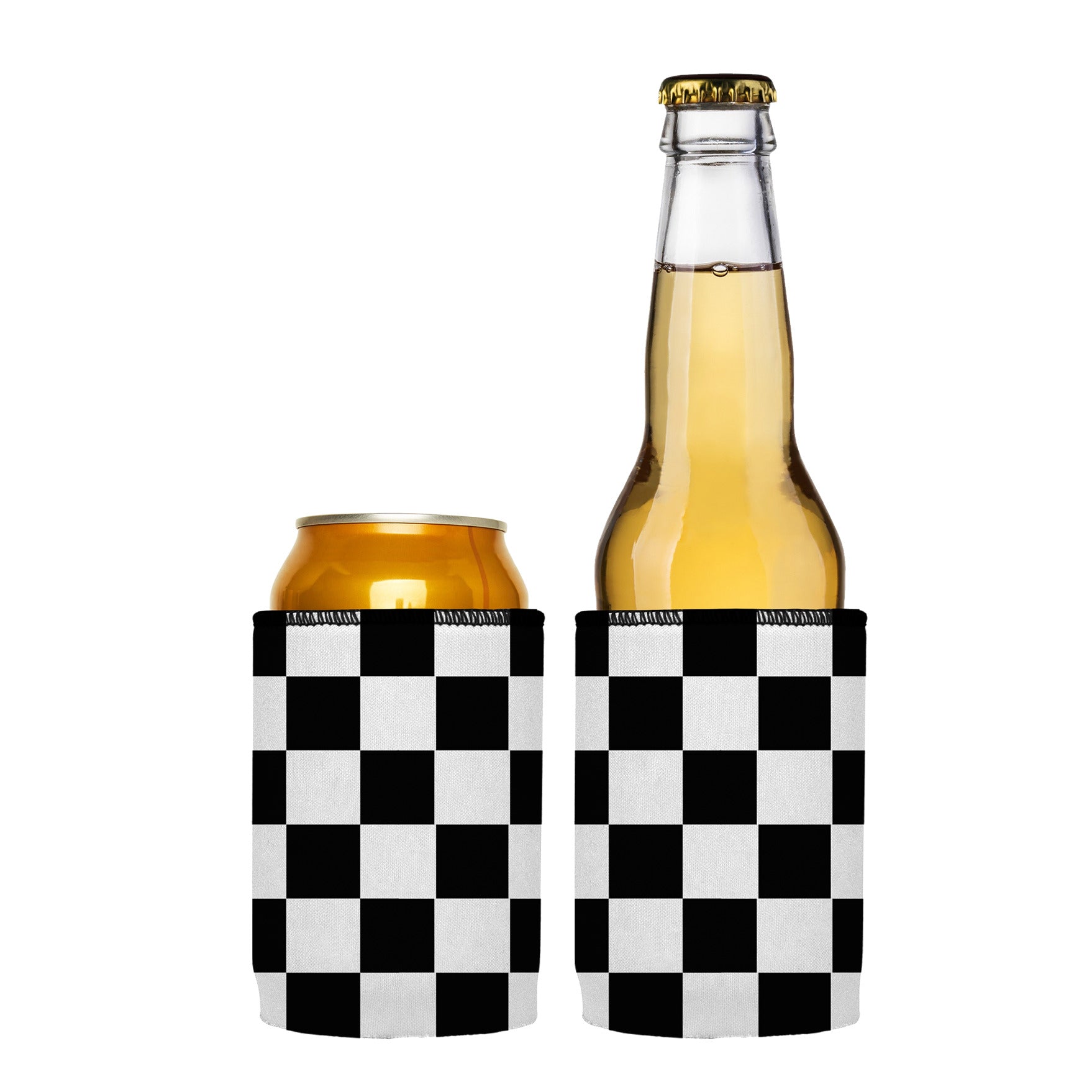 Stubbyz Large Checkerboard Stubby Cooler 2-Pack