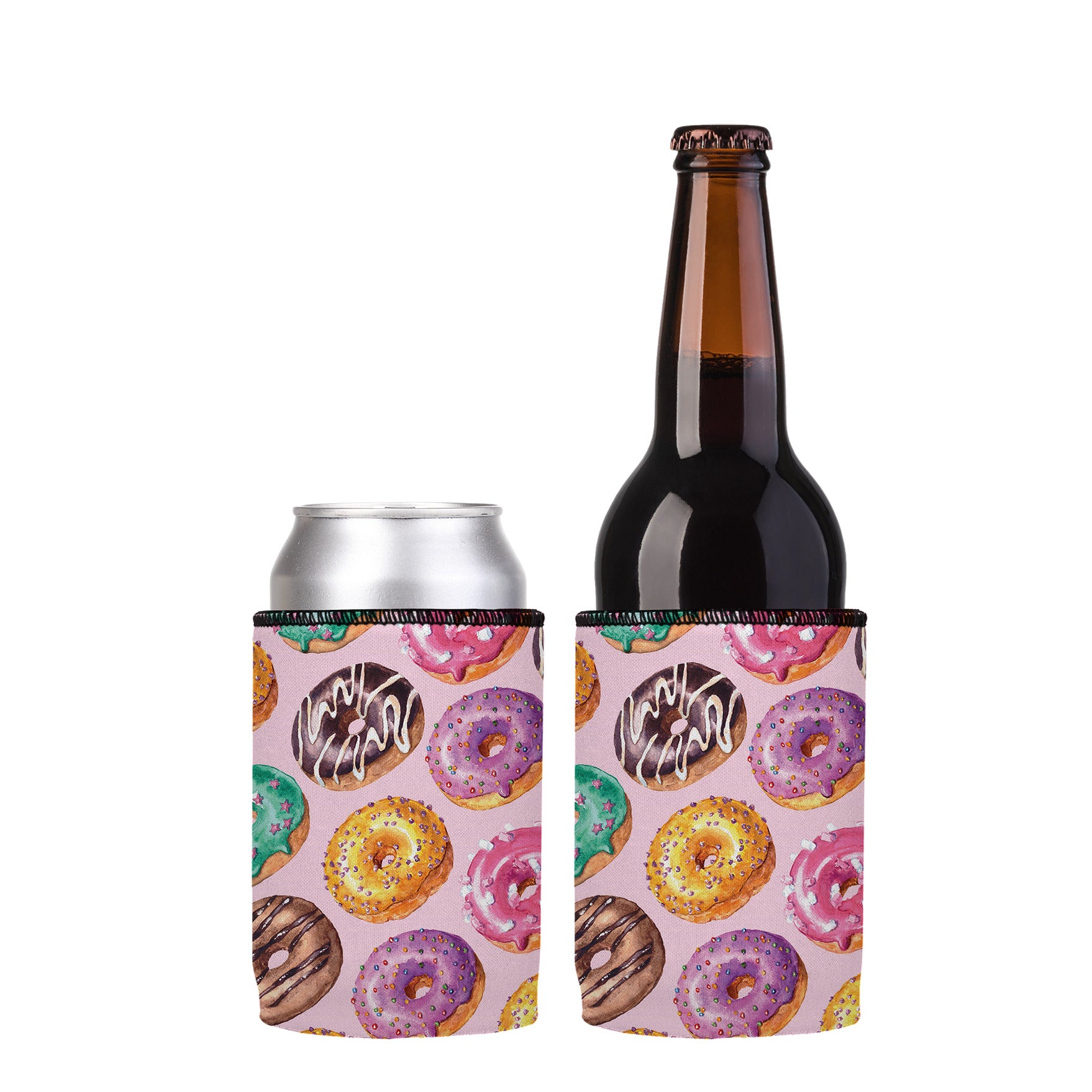 Stubbyz Donuts Go Nuts Stubby Cooler 2-Pack