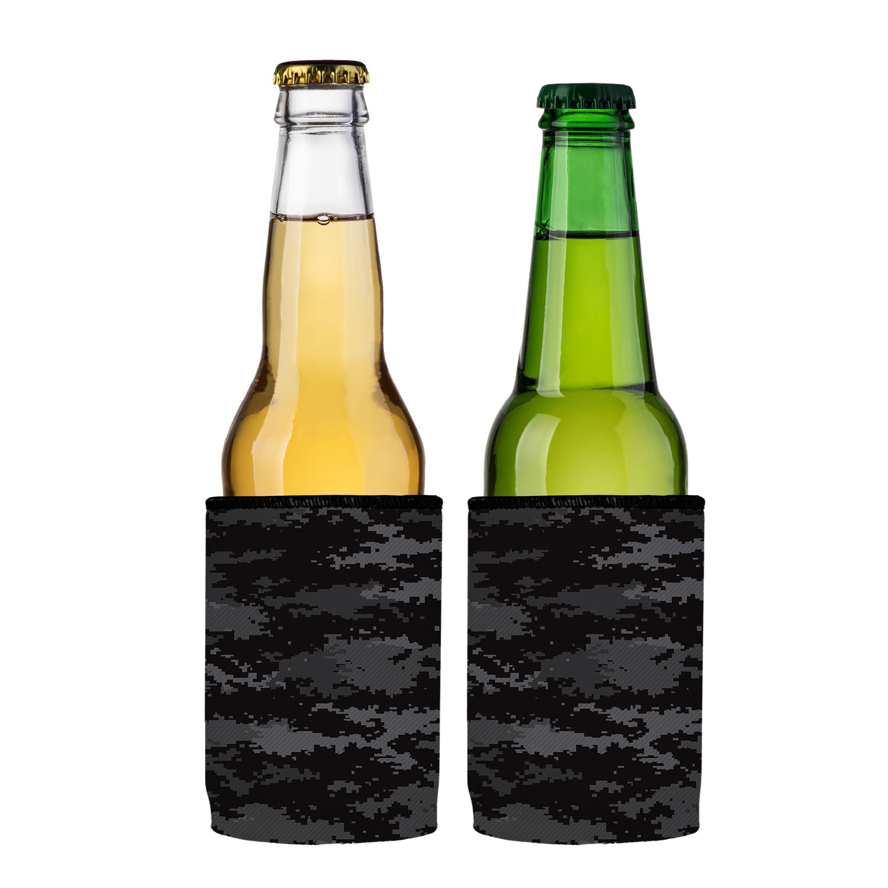 Stubbyz Digital Pixel Black Camo Stubby Cooler 2-Pack