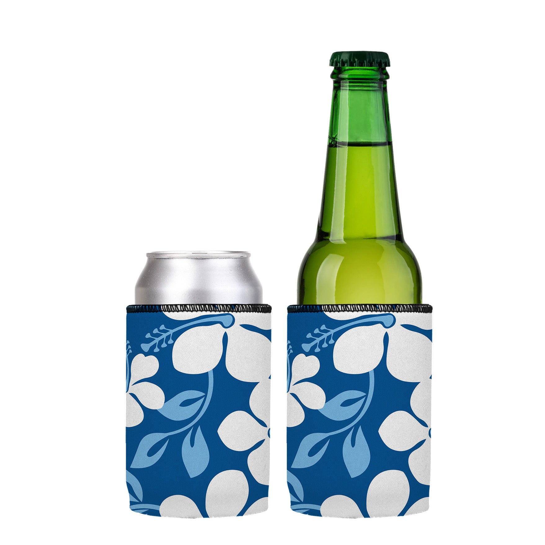 Stubbyz Hibiscus Flower Stubby Cooler 2-Pack