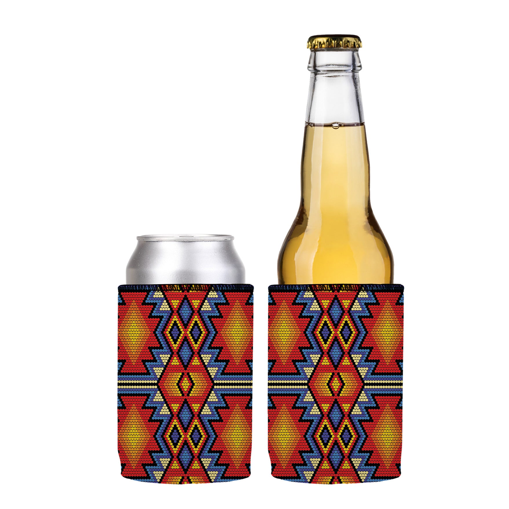 Stubbyz Huichol Beading Stubby Cooler 2-Pack