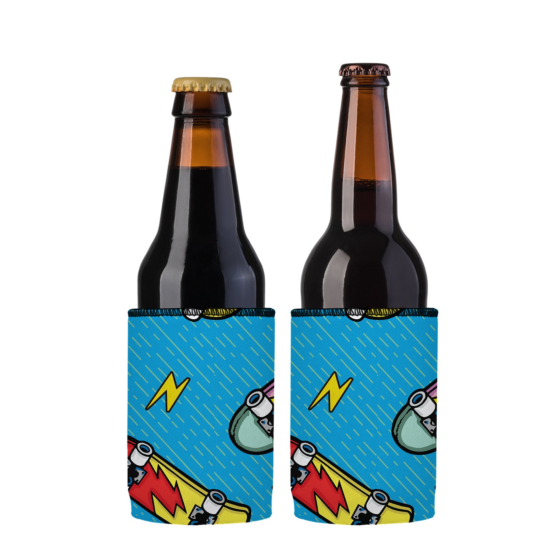 Stubbyz Old School Skateboards Stubby Cooler 2-Pack