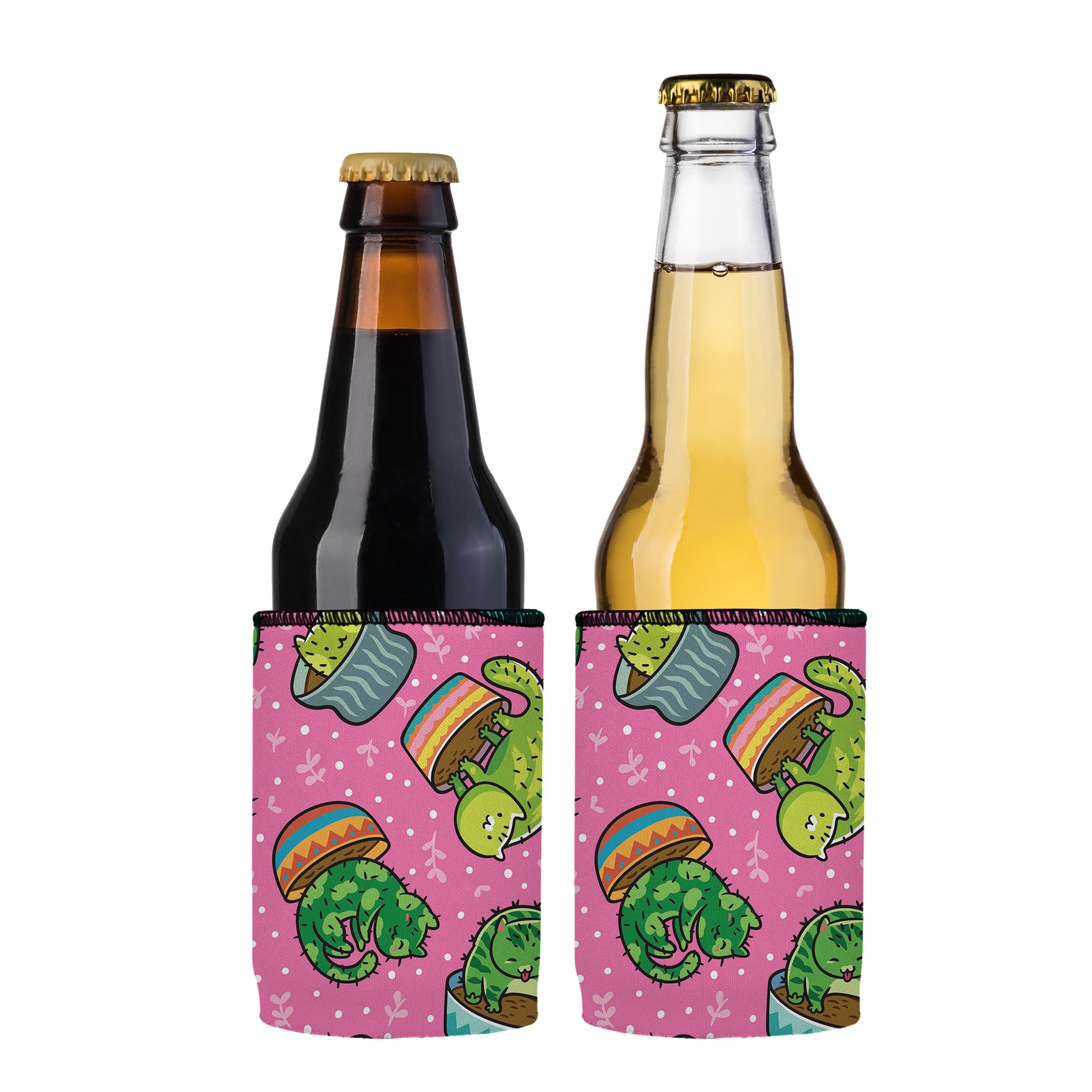 Stubbyz Cats in a Flowerpot Stubby Cooler 2-Pack