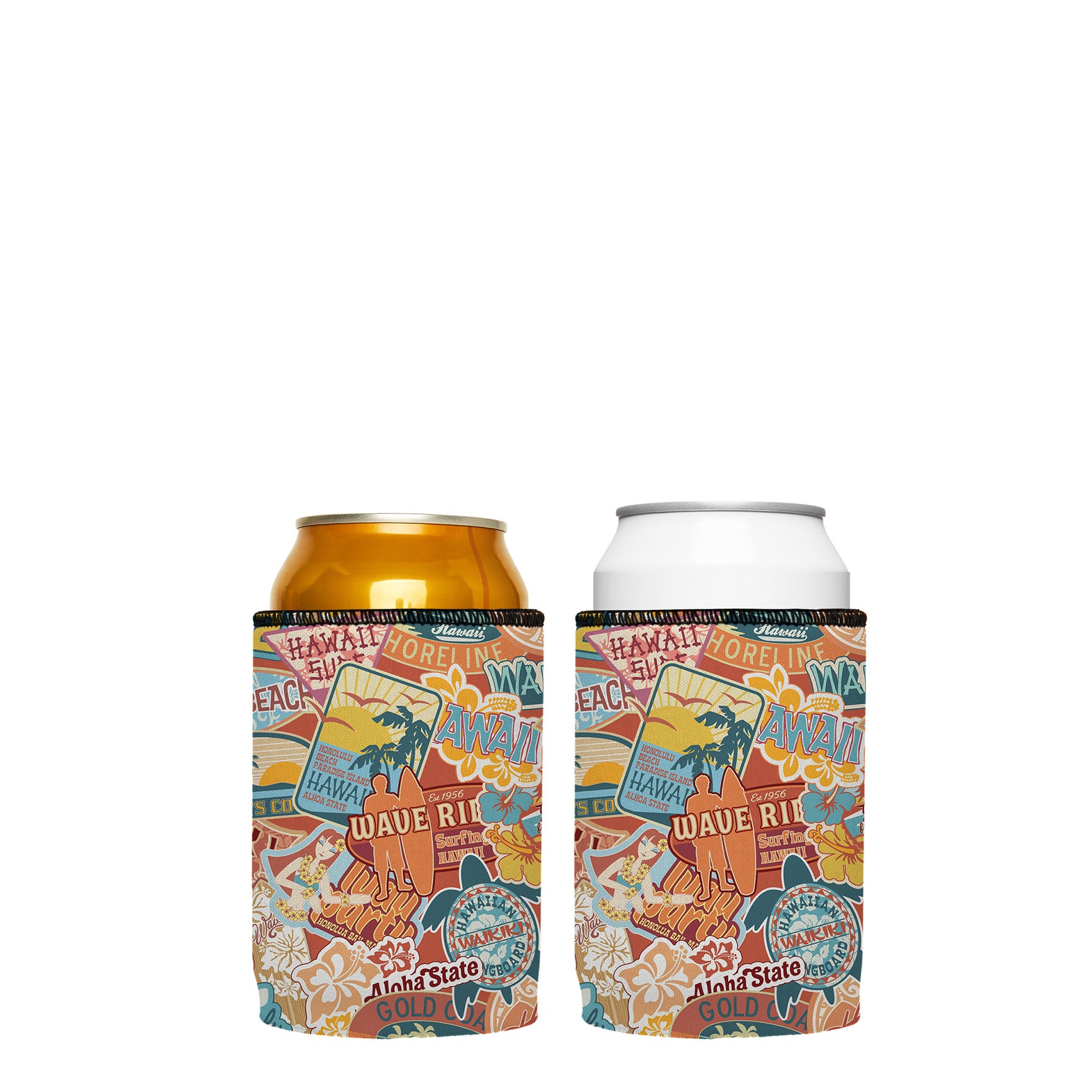 Stubbyz Hawaiian Vibes Stubby Cooler 2-Pack