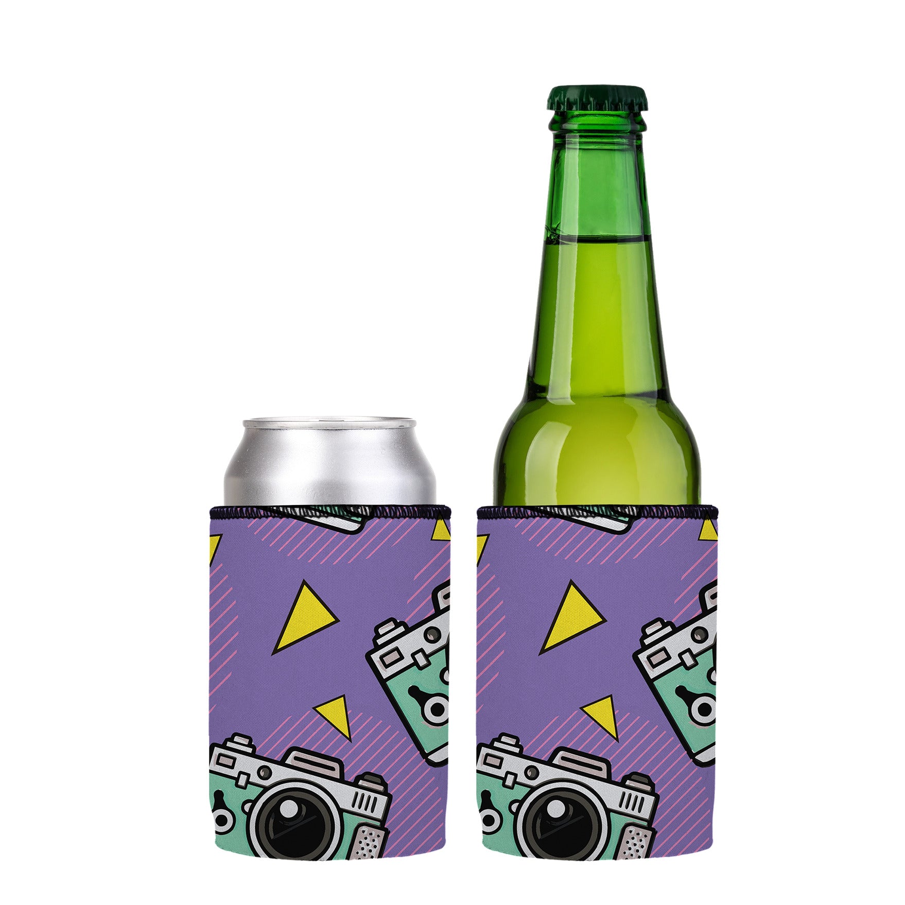 Stubbyz Cameras Shoot People Stubby Cooler 2-Pack