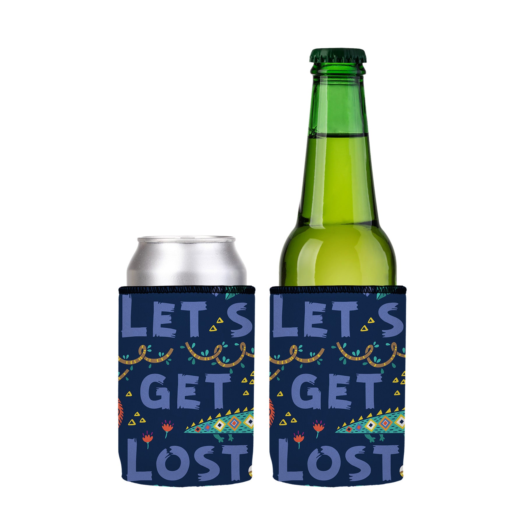 Stubbyz Lets Get Lost in the Wild Stubby Cooler 2-Pack