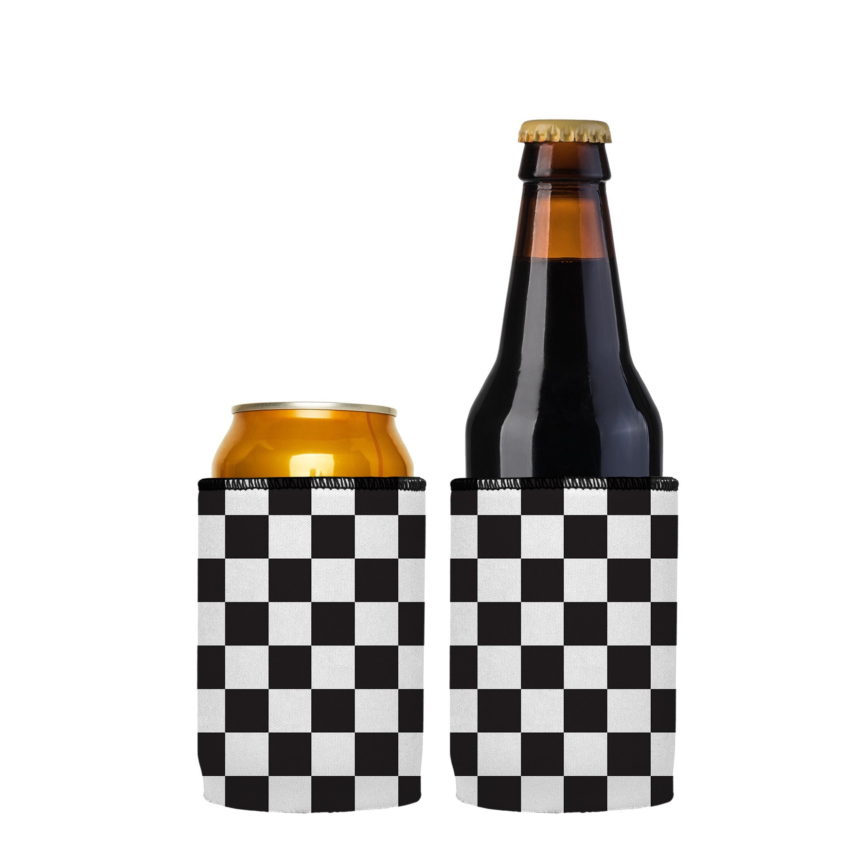 Stubbyz Small Checkerboard Stubby Cooler 2-Pack