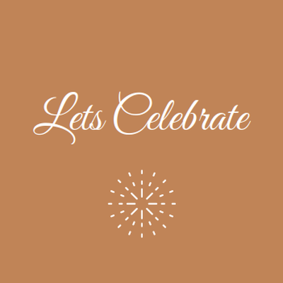 Lets celebrate