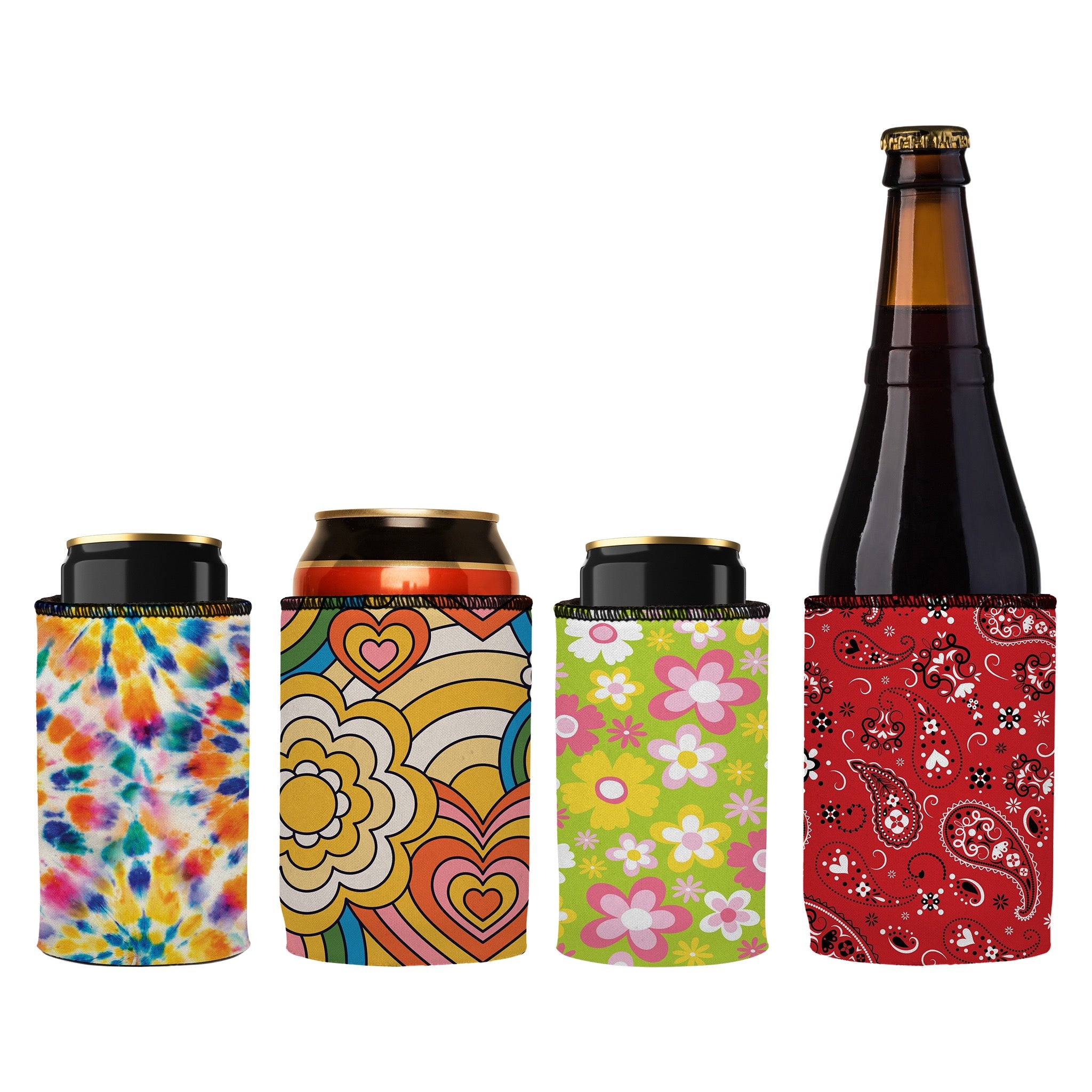 Stubbyz Hippy Stubby Cooler 4-Pack