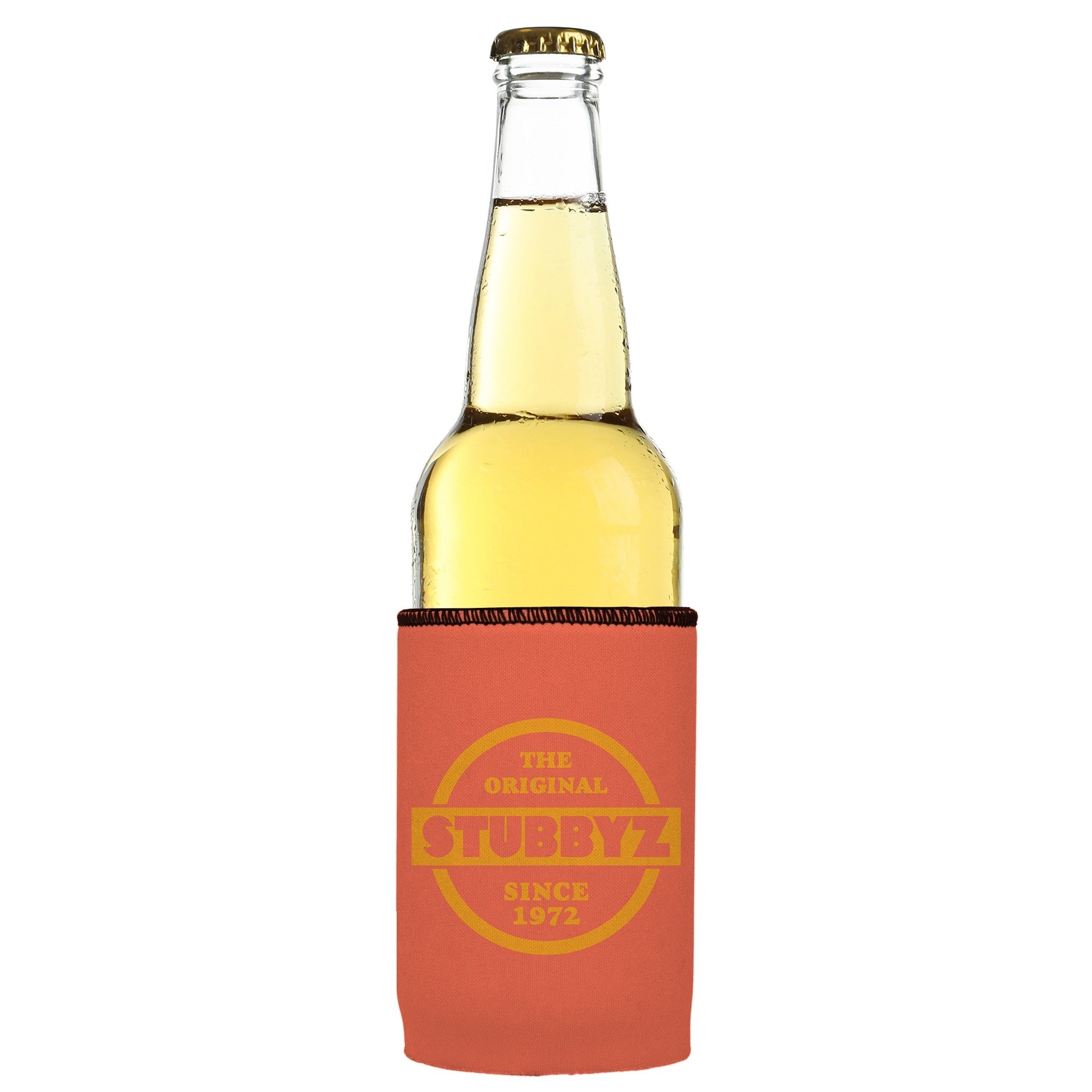 The Original Stubbyz Stubby Cooler (Coral) 2-Pack