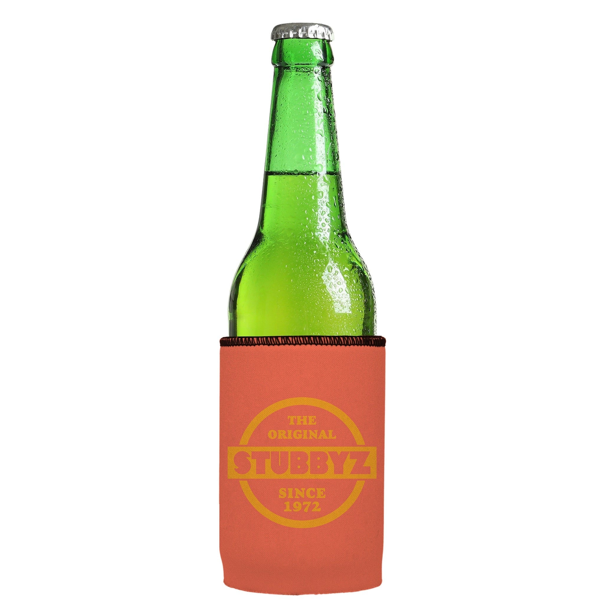 The Original Stubbyz Stubby Cooler (Coral) 2-Pack