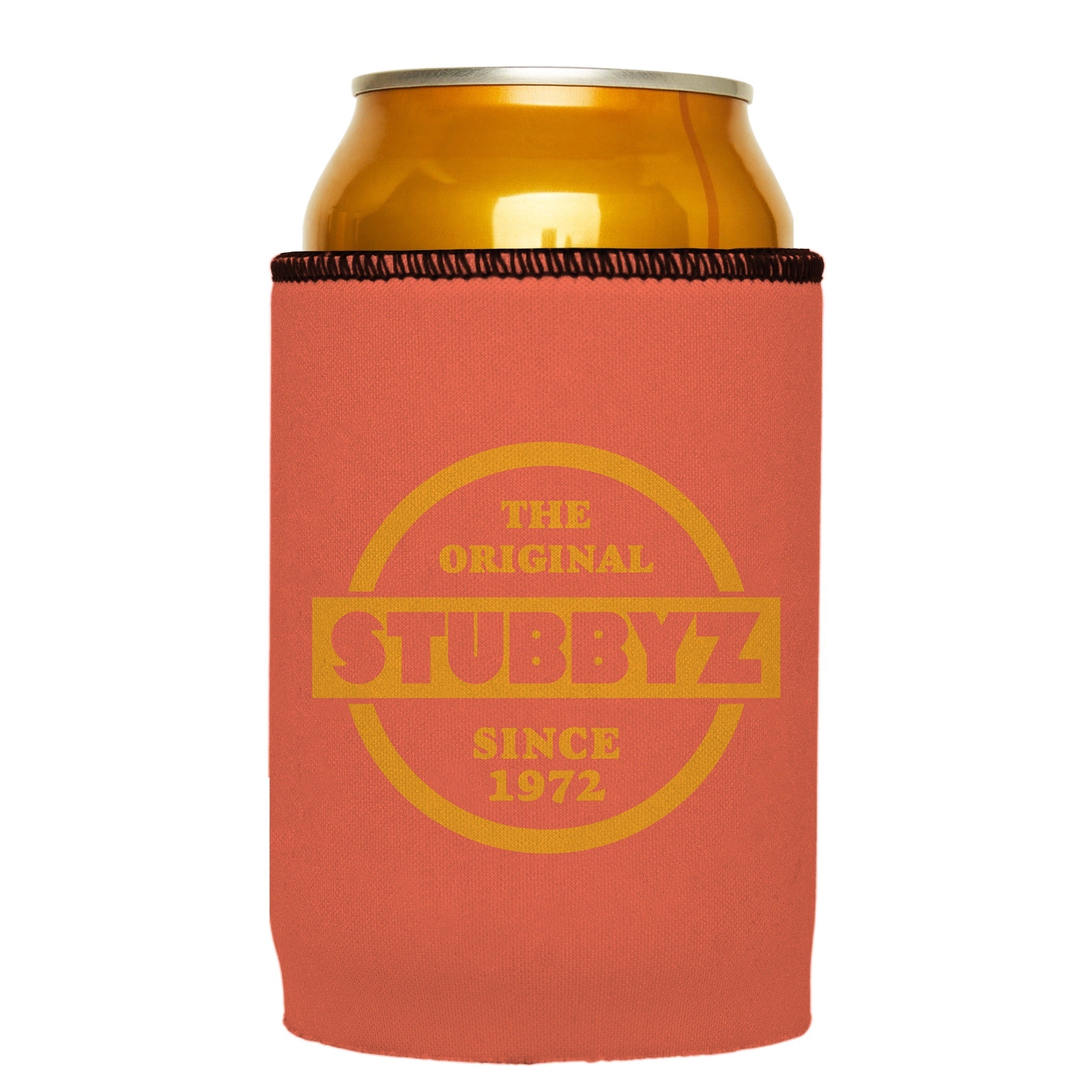 The Original Stubbyz Stubby Cooler (Coral) 2-Pack