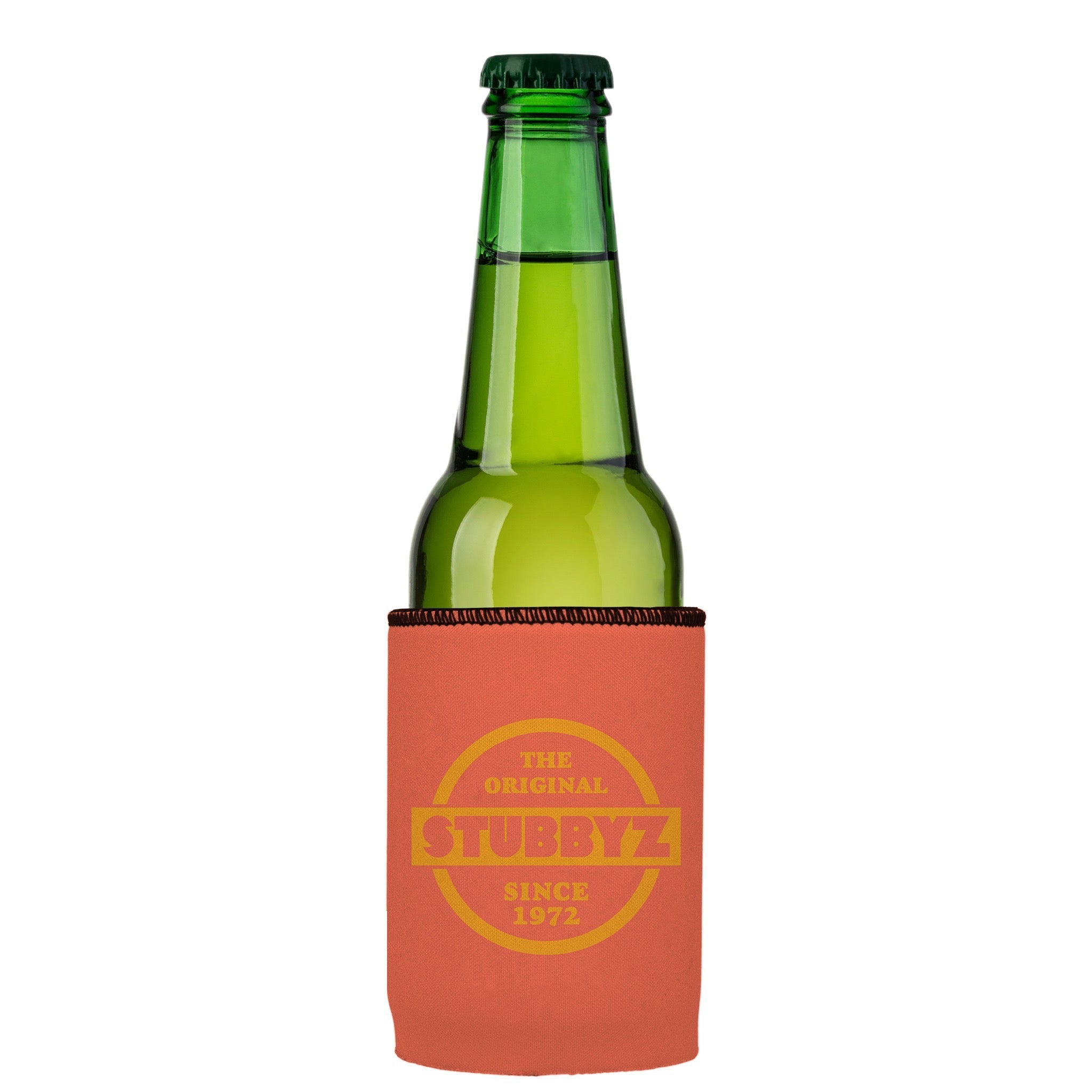The Original Stubbyz Stubby Cooler (Coral) 2-Pack