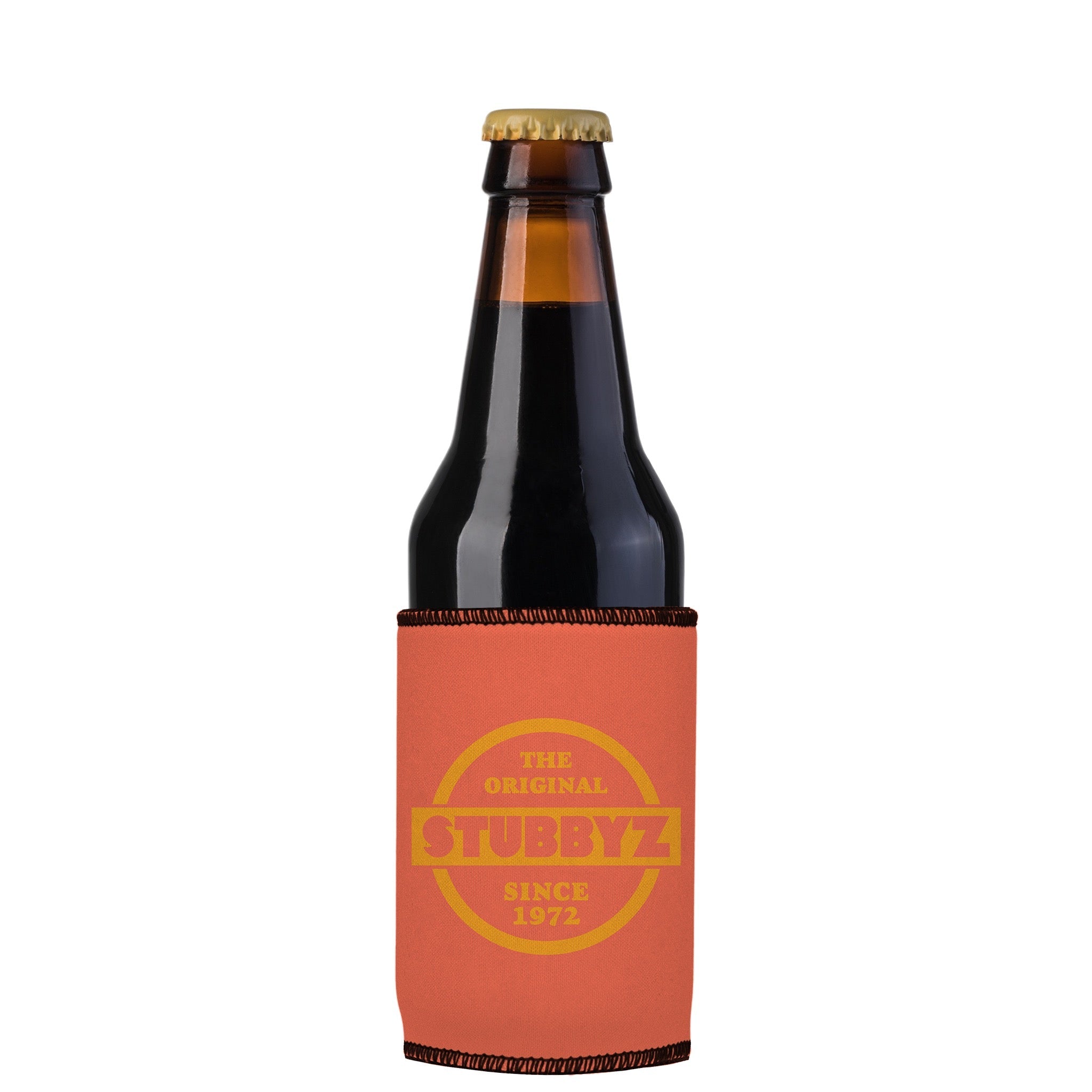 The Original Stubbyz Stubby Cooler (Coral) 2-Pack