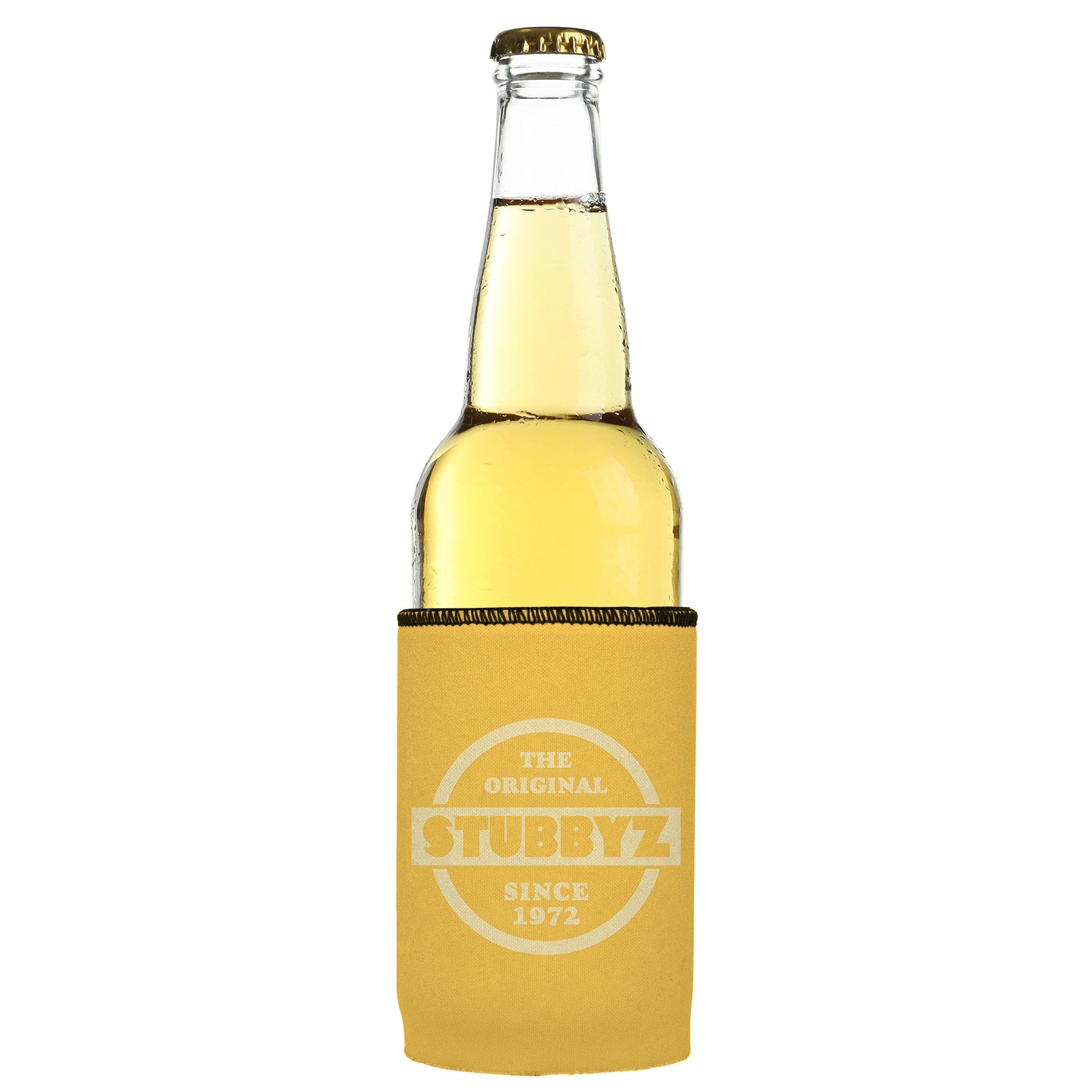 The Original Stubbyz Stubby Cooler (Mustard) 2-Pack