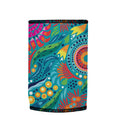 Australian Flowers II Stubbyz One Size baseless stubby cooler, shown flat