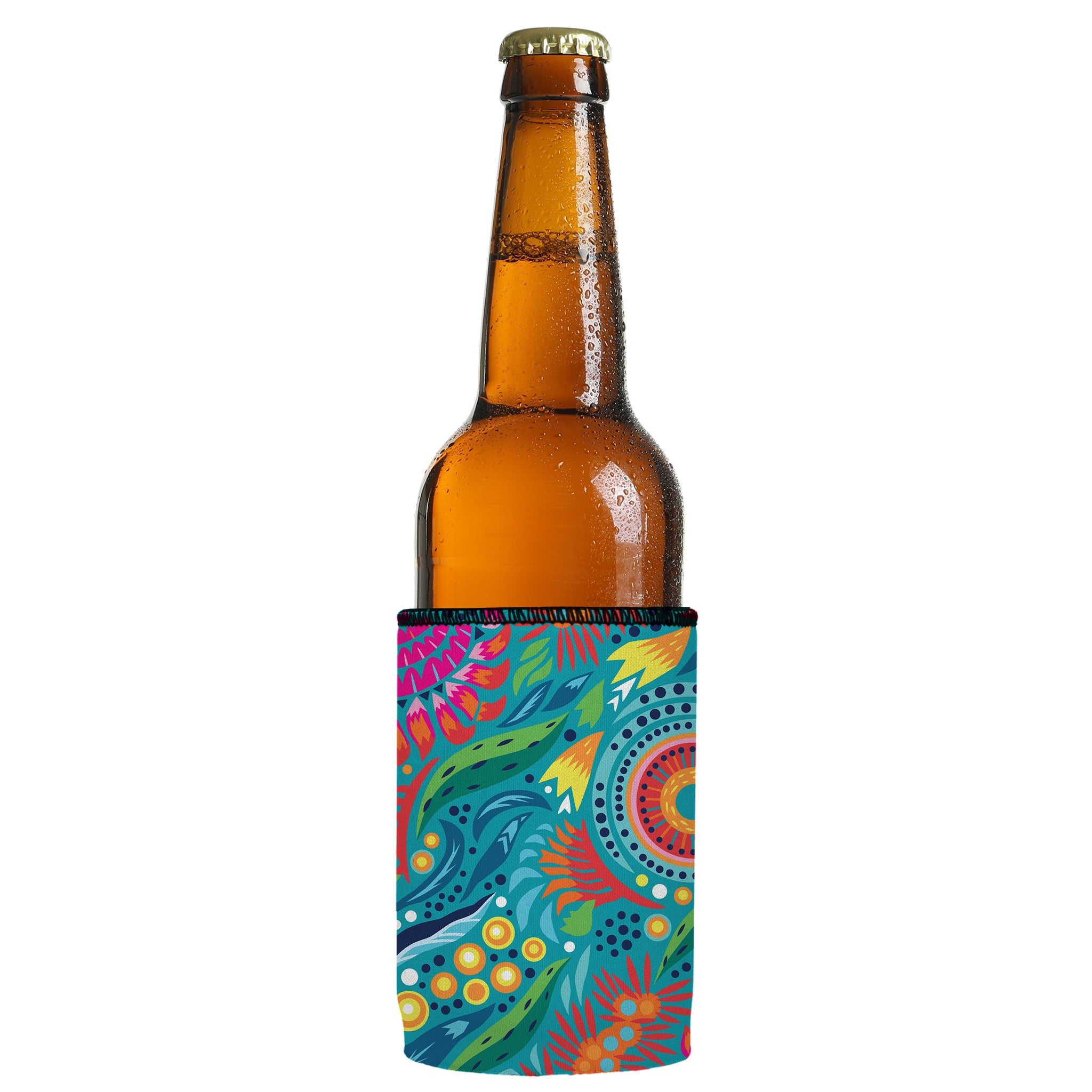 Stubbyz Australian Flowers II Stubby Cooler