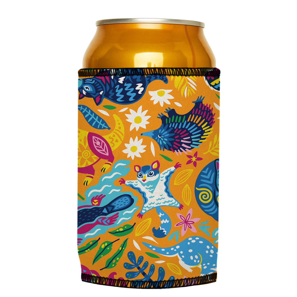 Aussie Crawl Stubbyz One Size cooler on a standard can