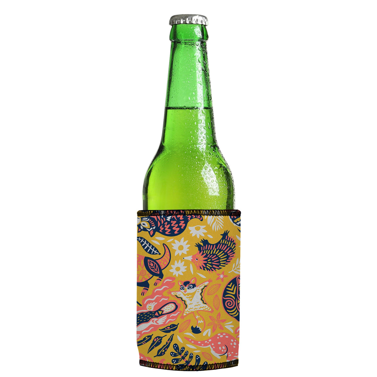 Aussie Crawl II Stubbyz One Size cooler on a slim Euro-style bottle