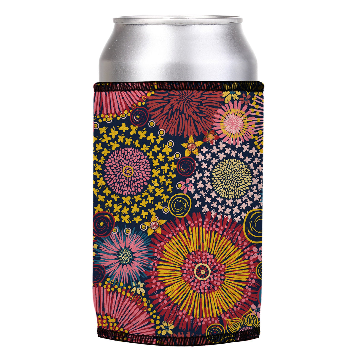 Waratah Stubbyz One Size cooler on a standard can, angled view