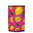 Lots-O-Lemons Stubbyz One Size baseless stubby cooler, shown flat