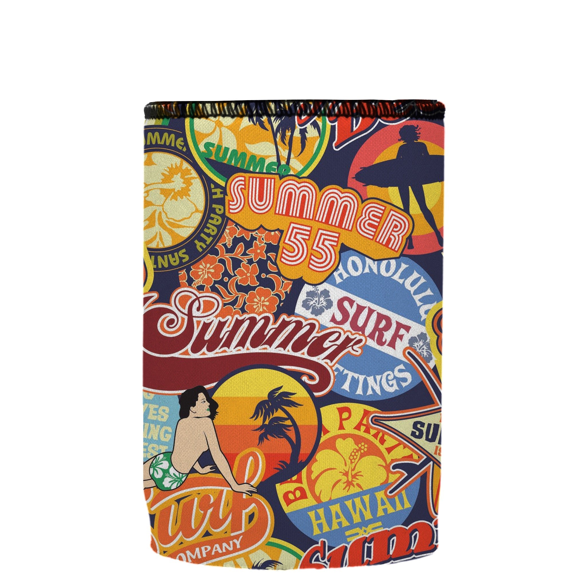 Stubbyz Vintage Summer Stubby Cooler 3-Pack