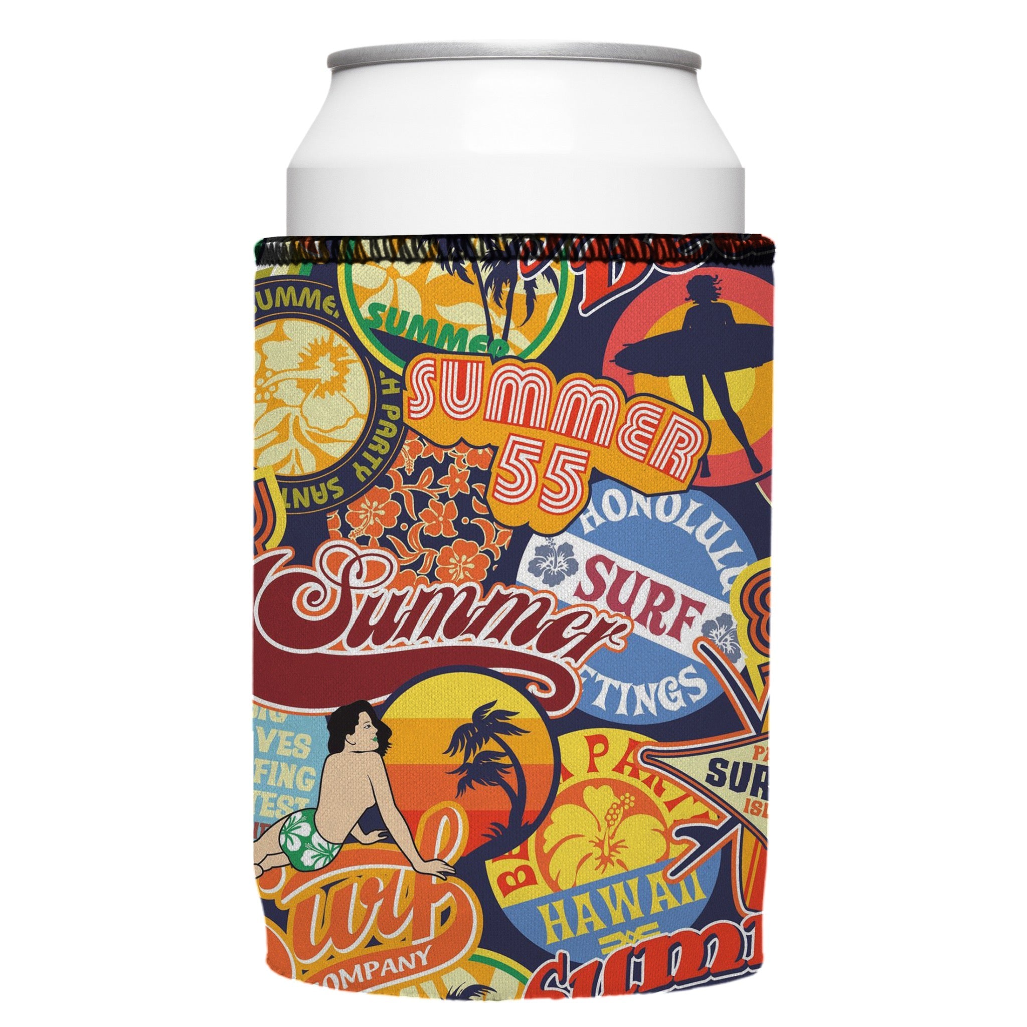 Stubbyz Vintage Summer Stubby Cooler 3-Pack