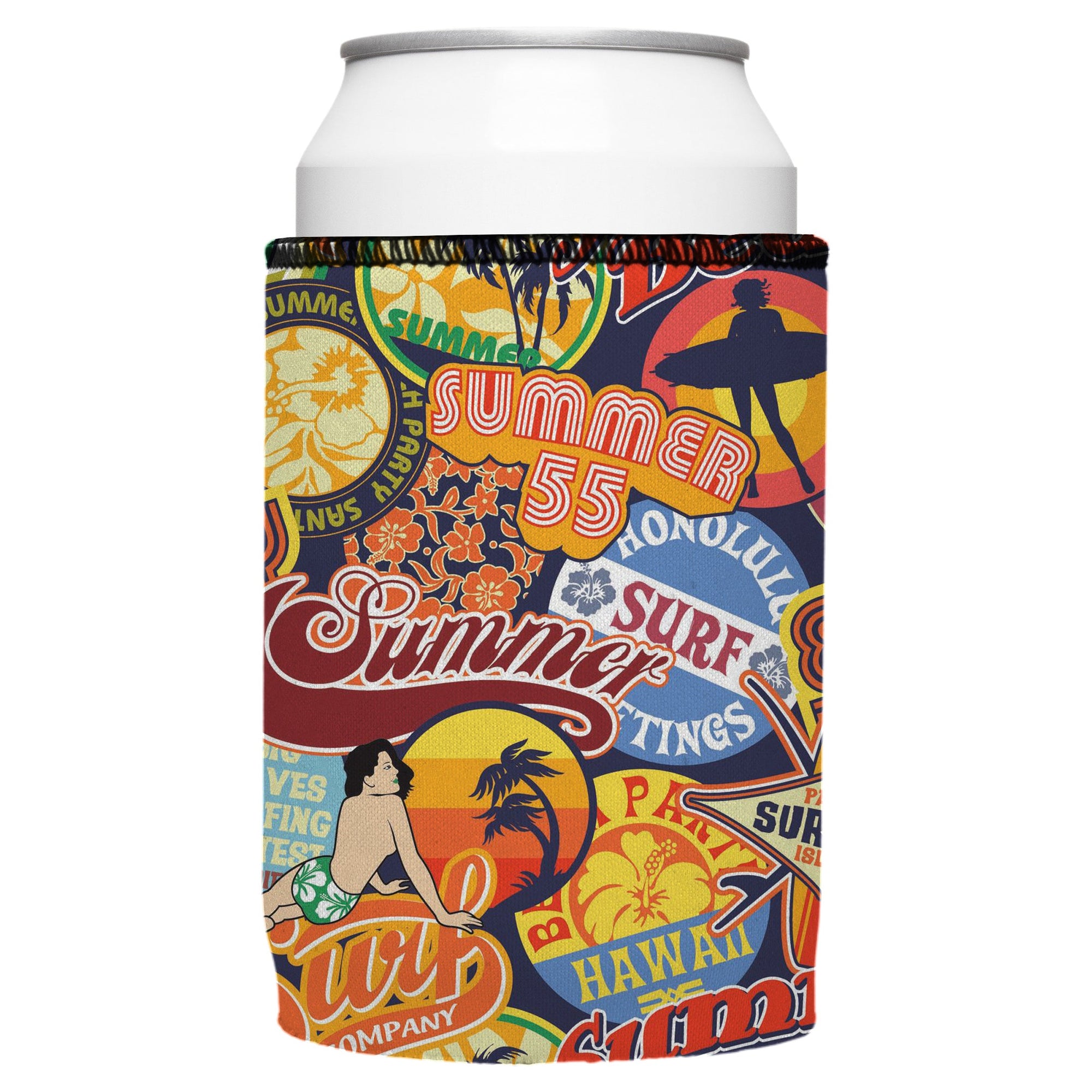 Stubbyz Vintage Summer Stubby Cooler 2-Pack