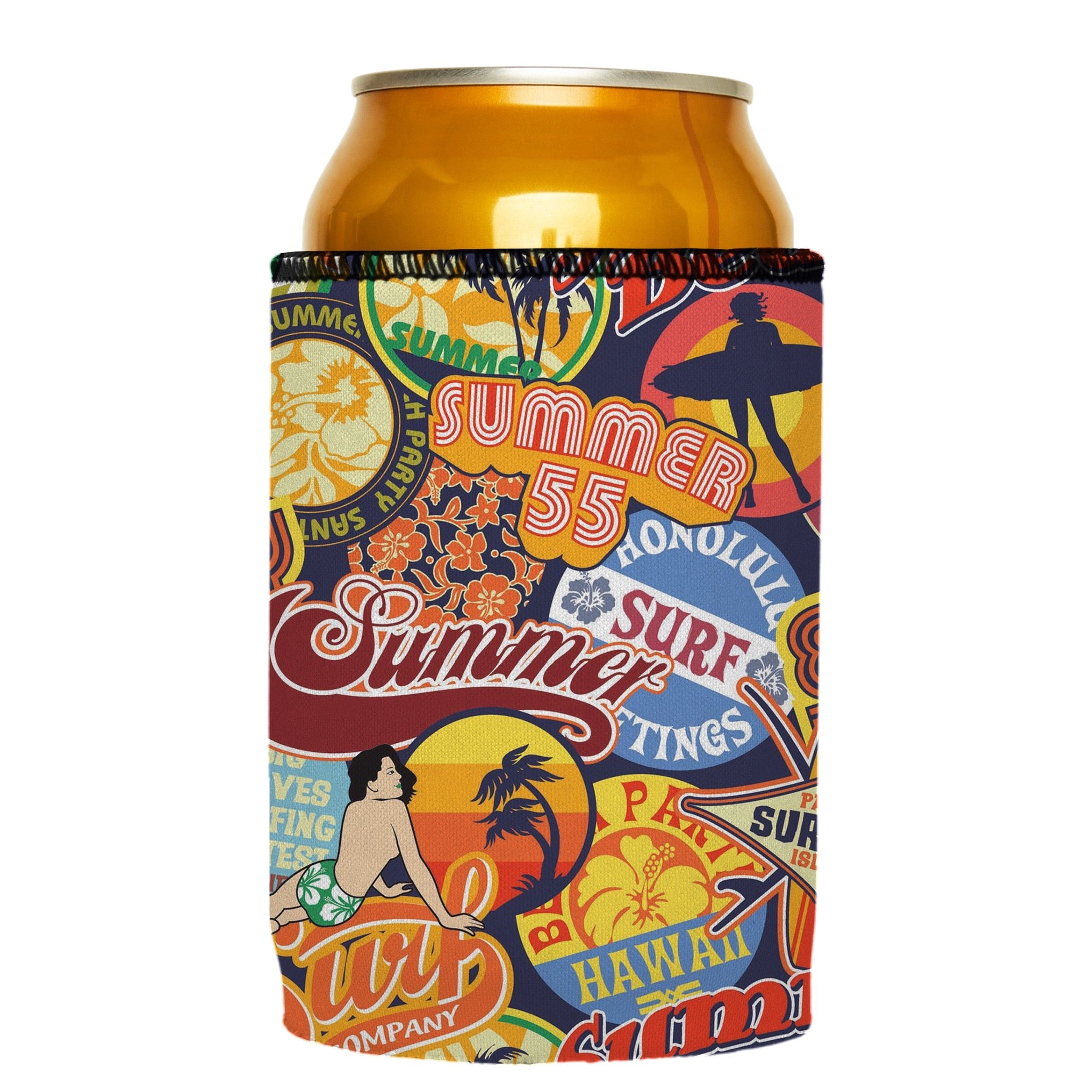 Stubbyz Vintage Summer Stubby Cooler 3-Pack