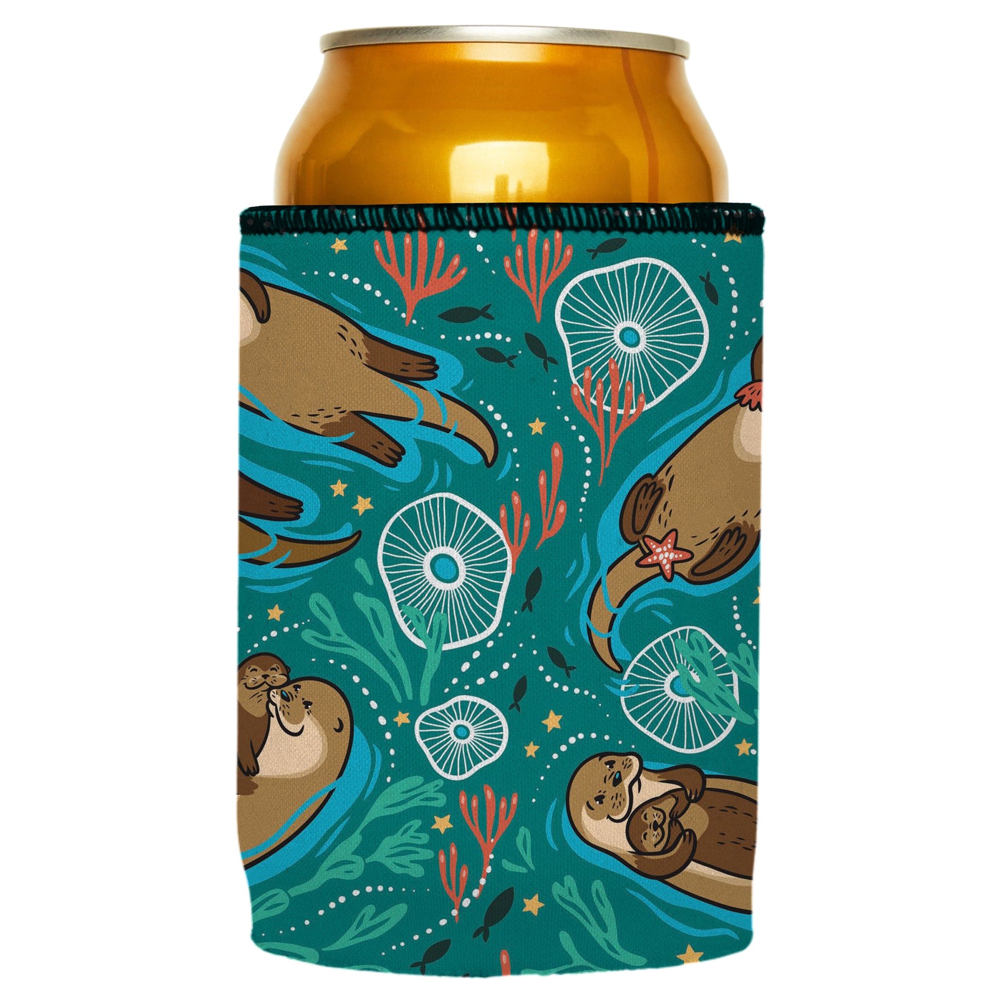 Stubbyz Sea Otters Chillin Stubby Cooler 2-Pack